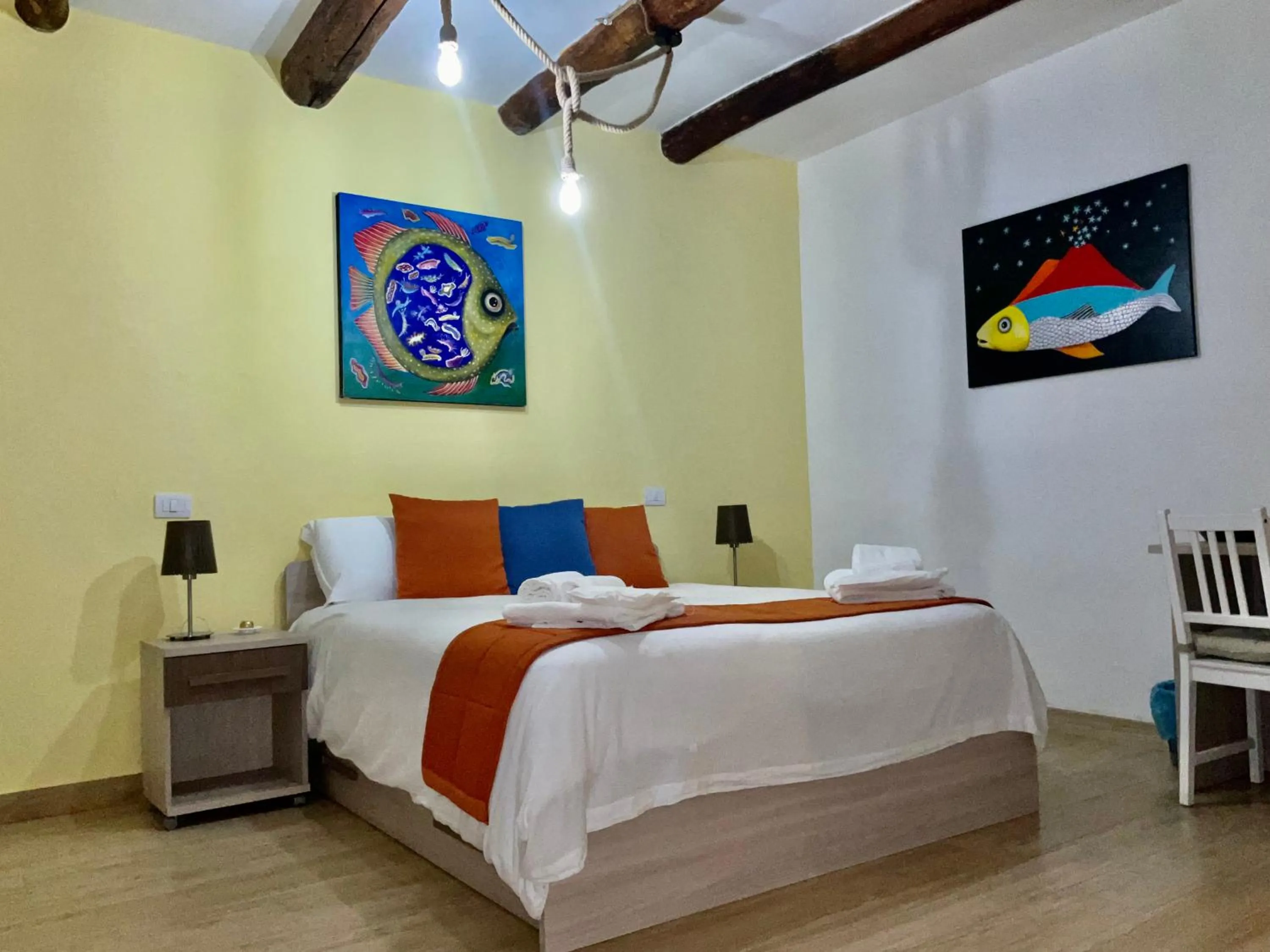 Bedroom, Bed in 'A Room de' Scugnizzi