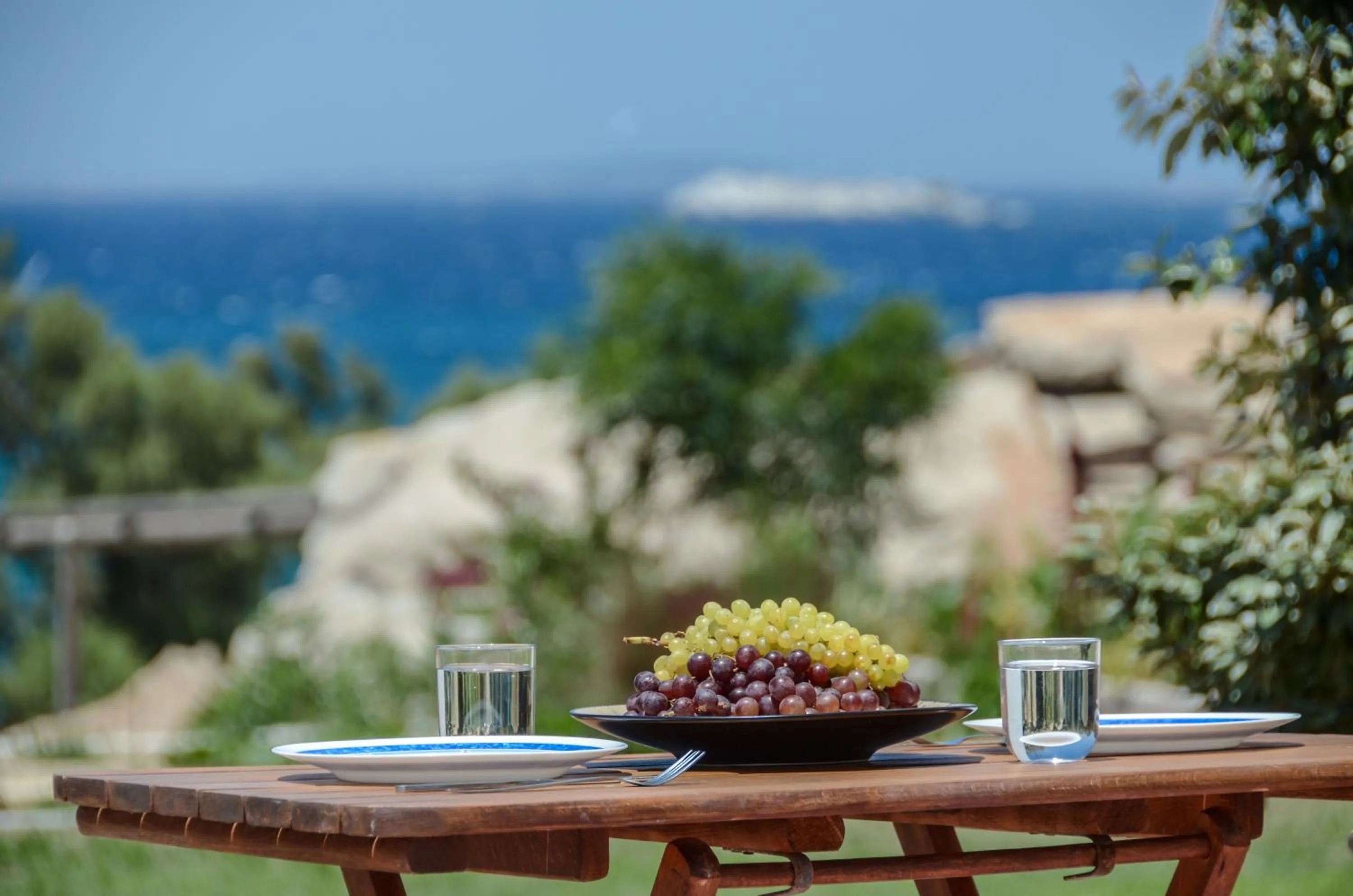 Sea view in Ydreos Studios & Apartments