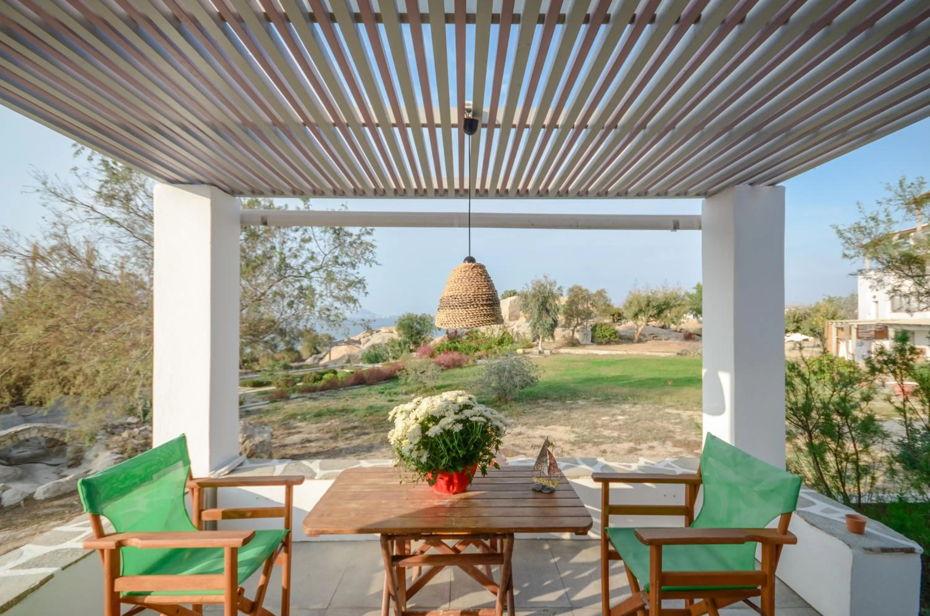 Garden view in Ydreos Studios & Apartments