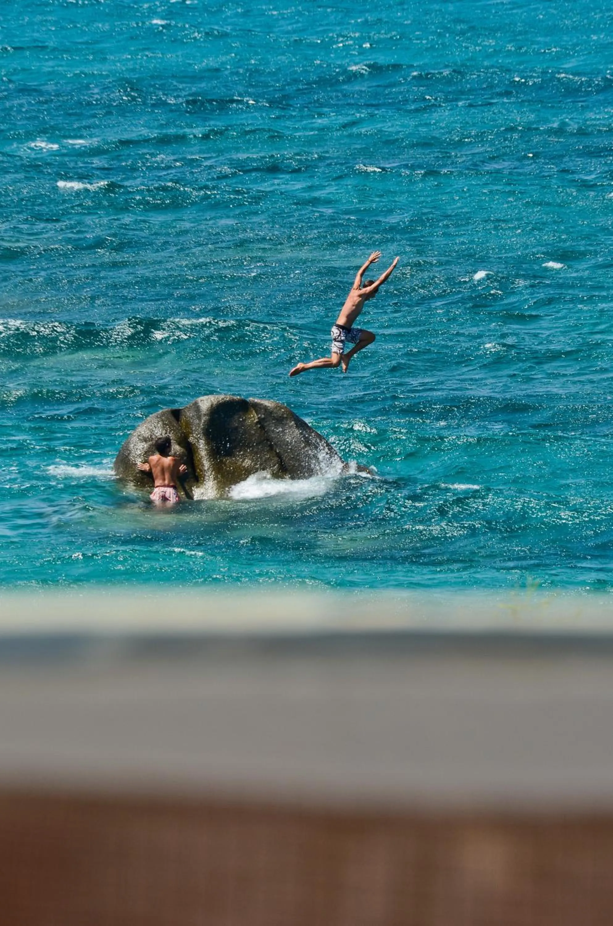 Sea view in Ydreos Studios & Apartments