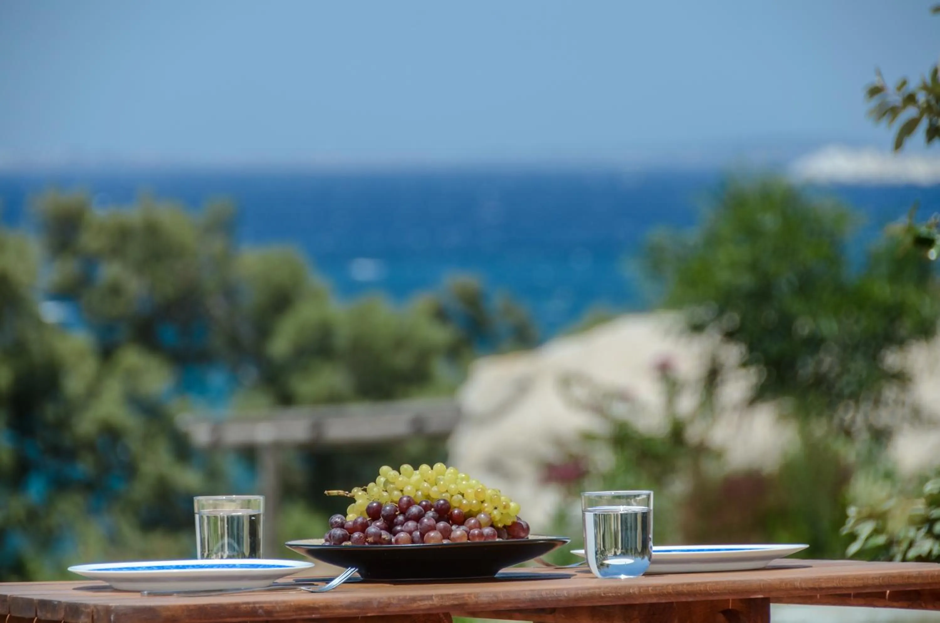 Sea view in Ydreos Studios & Apartments