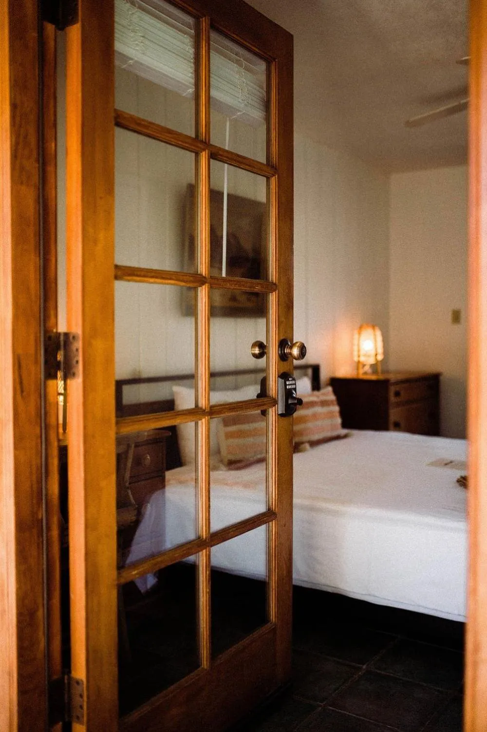 Bed in The Good House- Hot Spring Hideaway