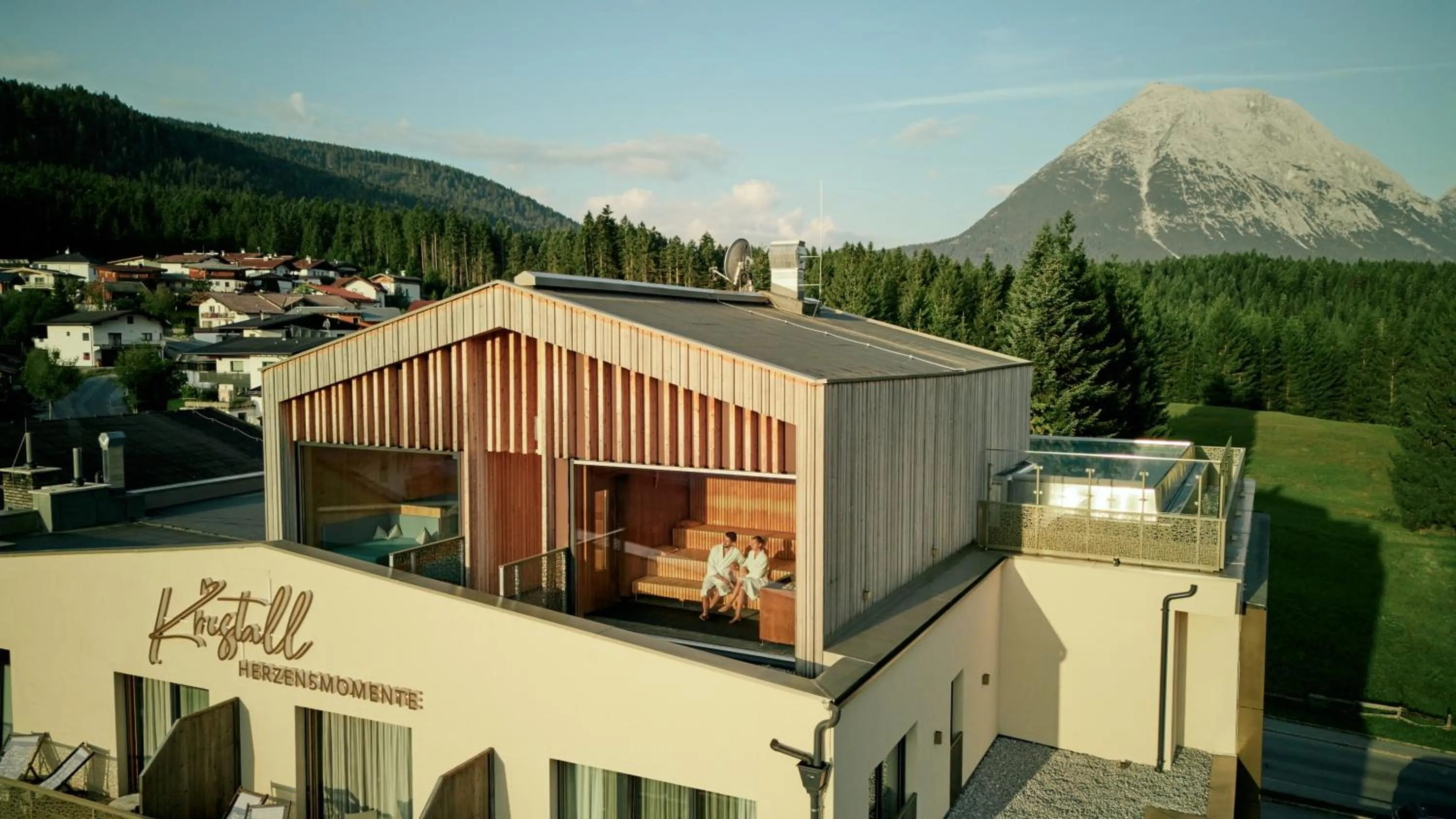 Pool view in Hotel Kristall - Adults only