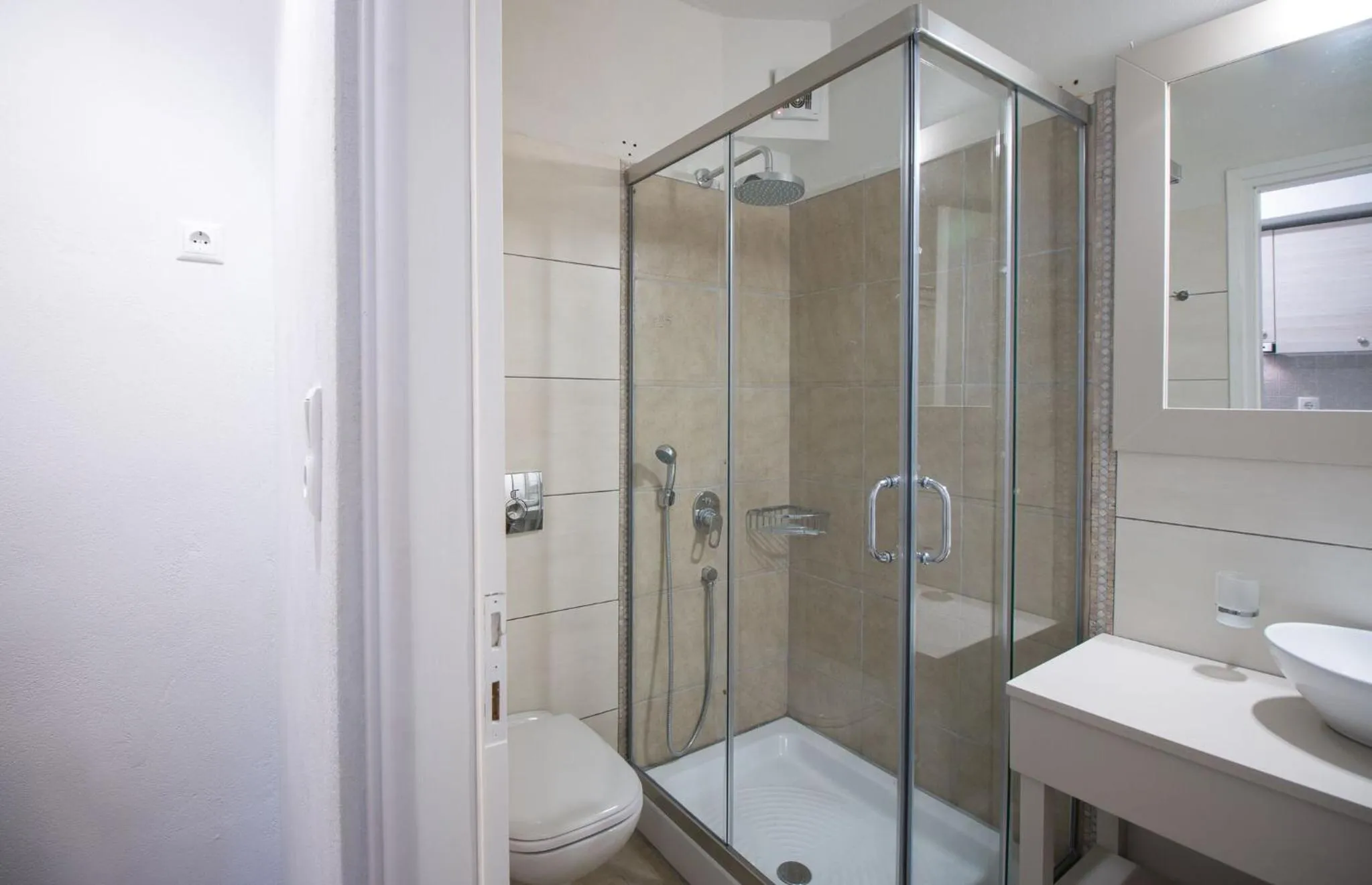 Shower in Almiriki Naxos Beachside Living