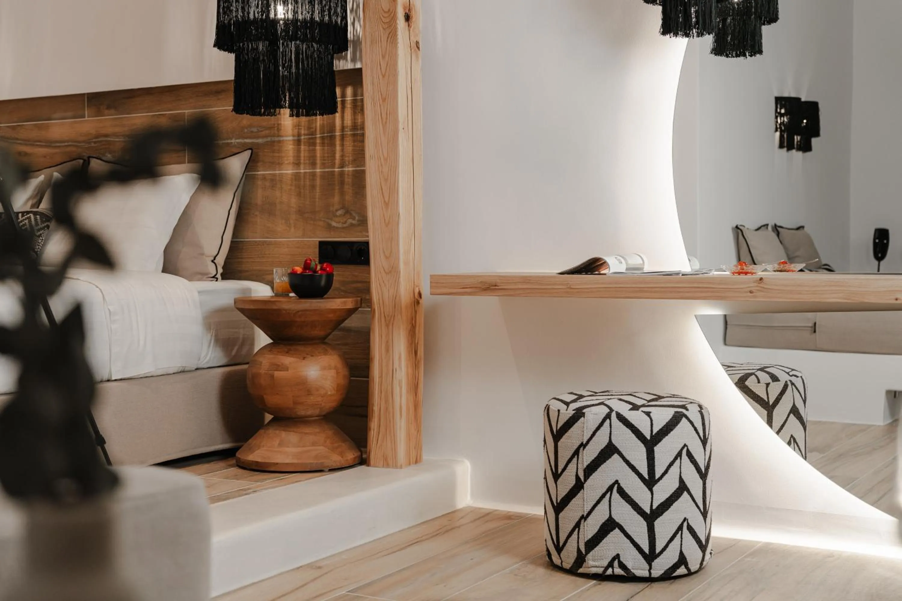 Bed in Almiriki Naxos Beachside Living