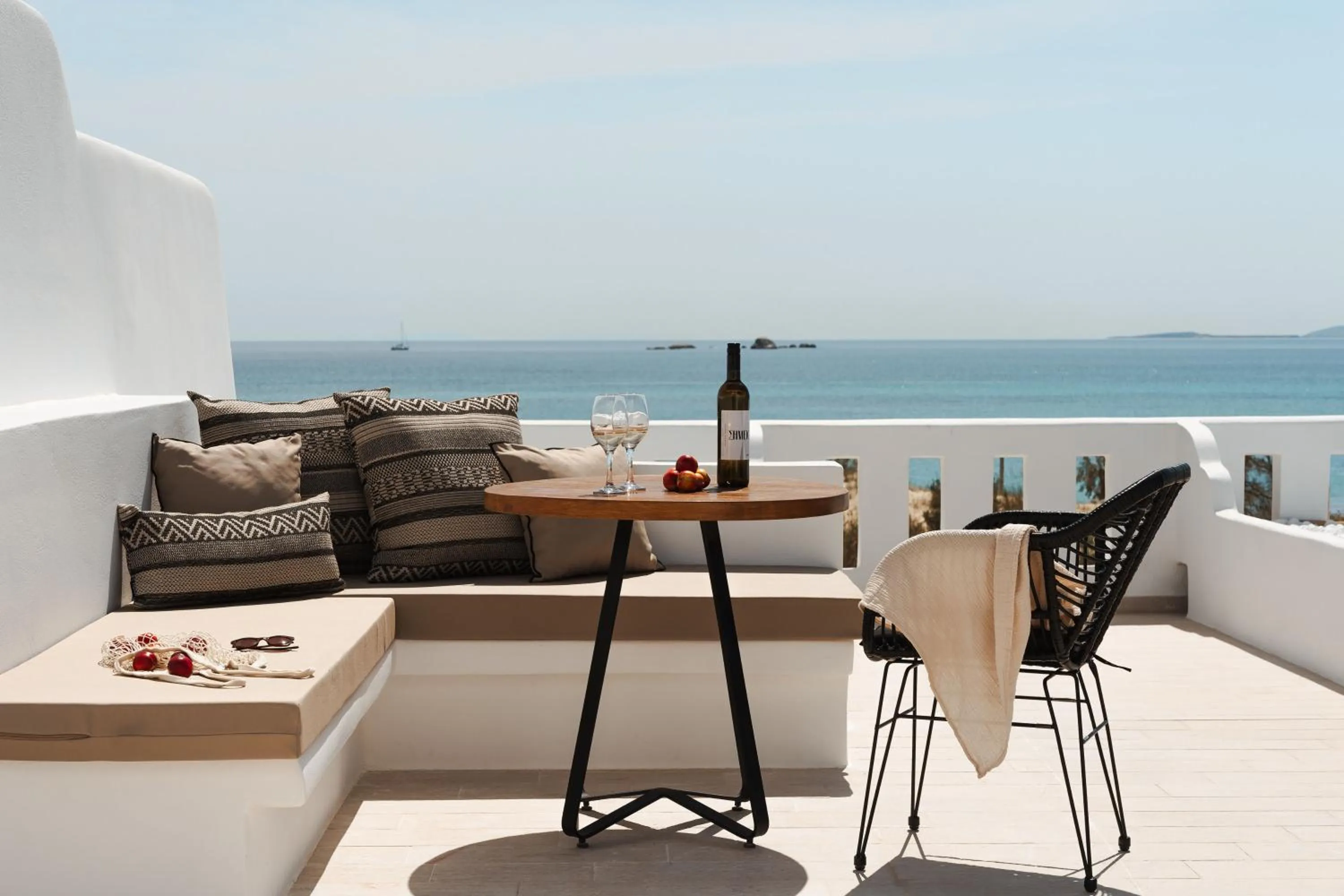 Patio in Almiriki Naxos Beachside Living