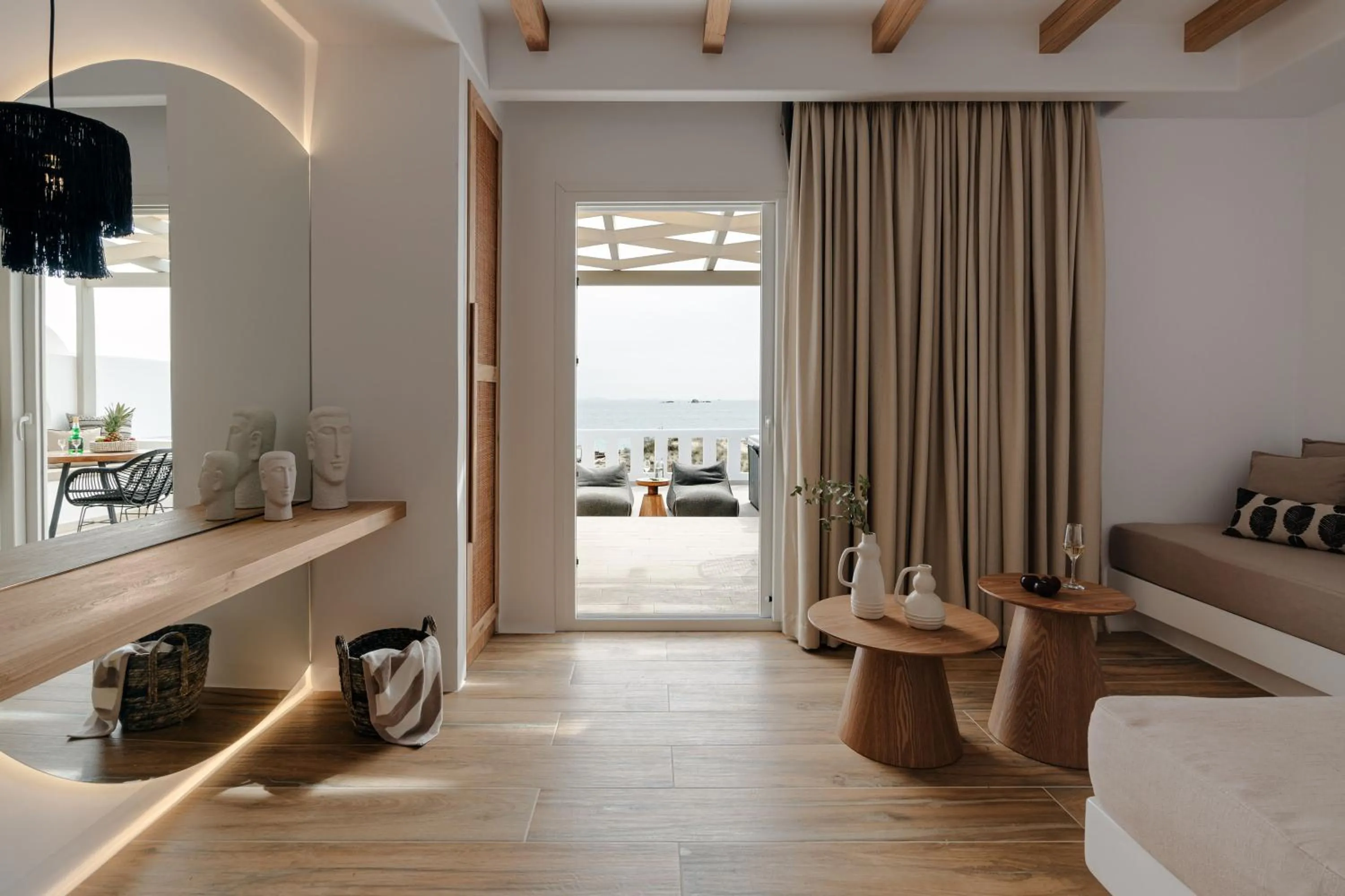 Shower in Almiriki Naxos Beachside Living