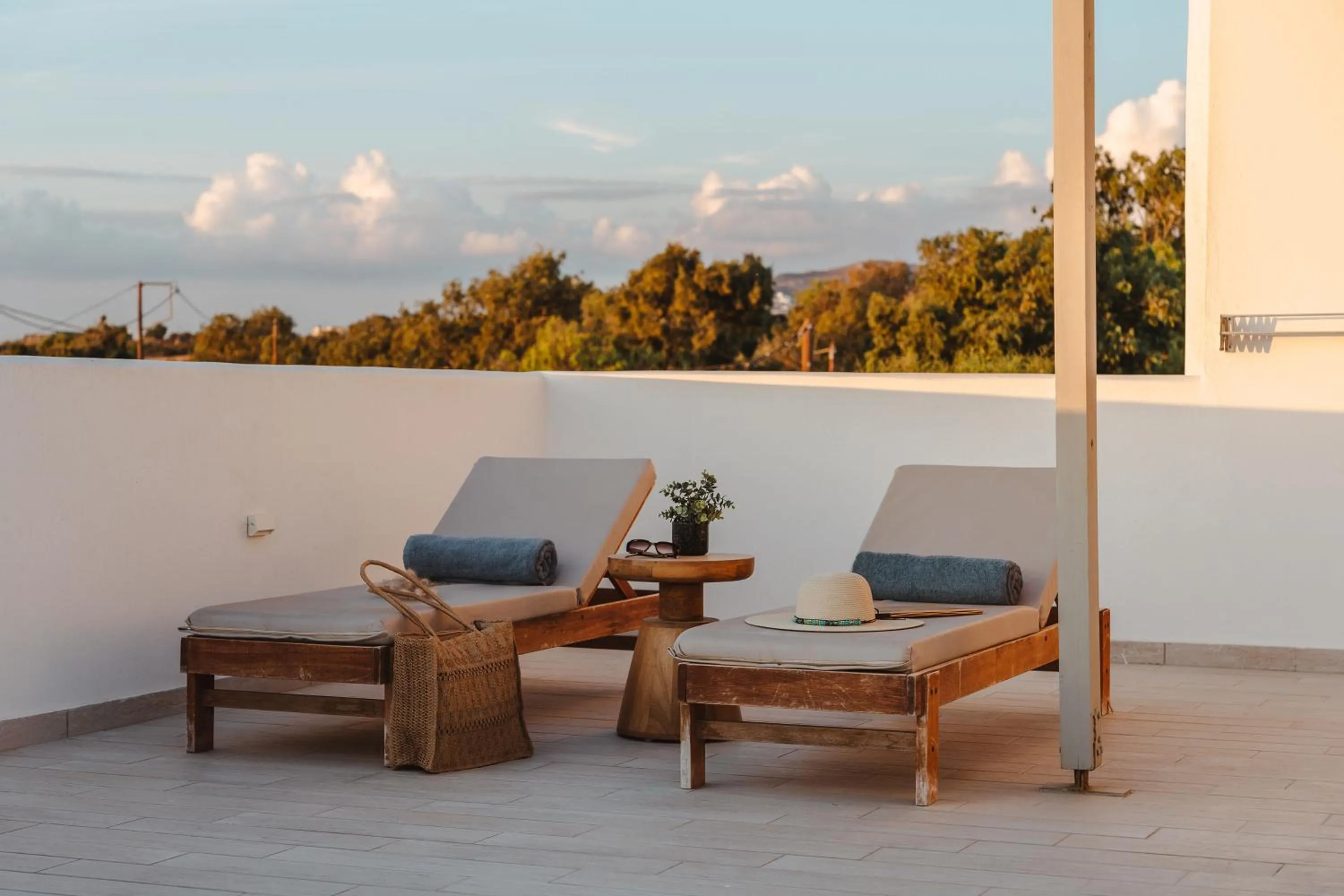 Patio in Almiriki Naxos Beachside Living