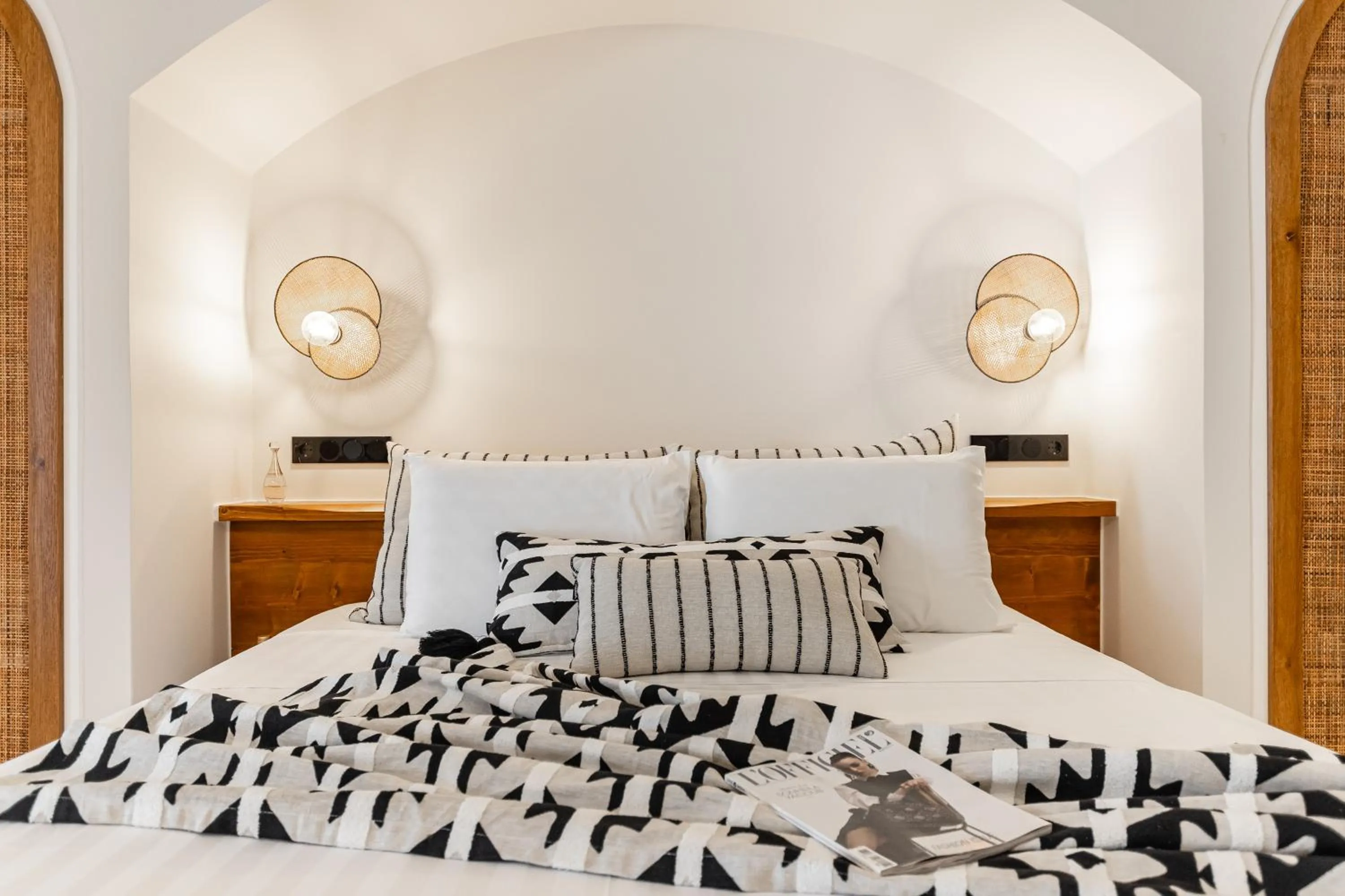 Bed in Almiriki Naxos Beachside Living