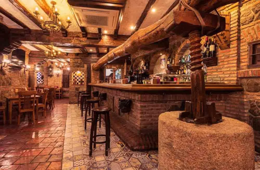 Lounge or bar in Hotel Rural El Lagar de Nemesio