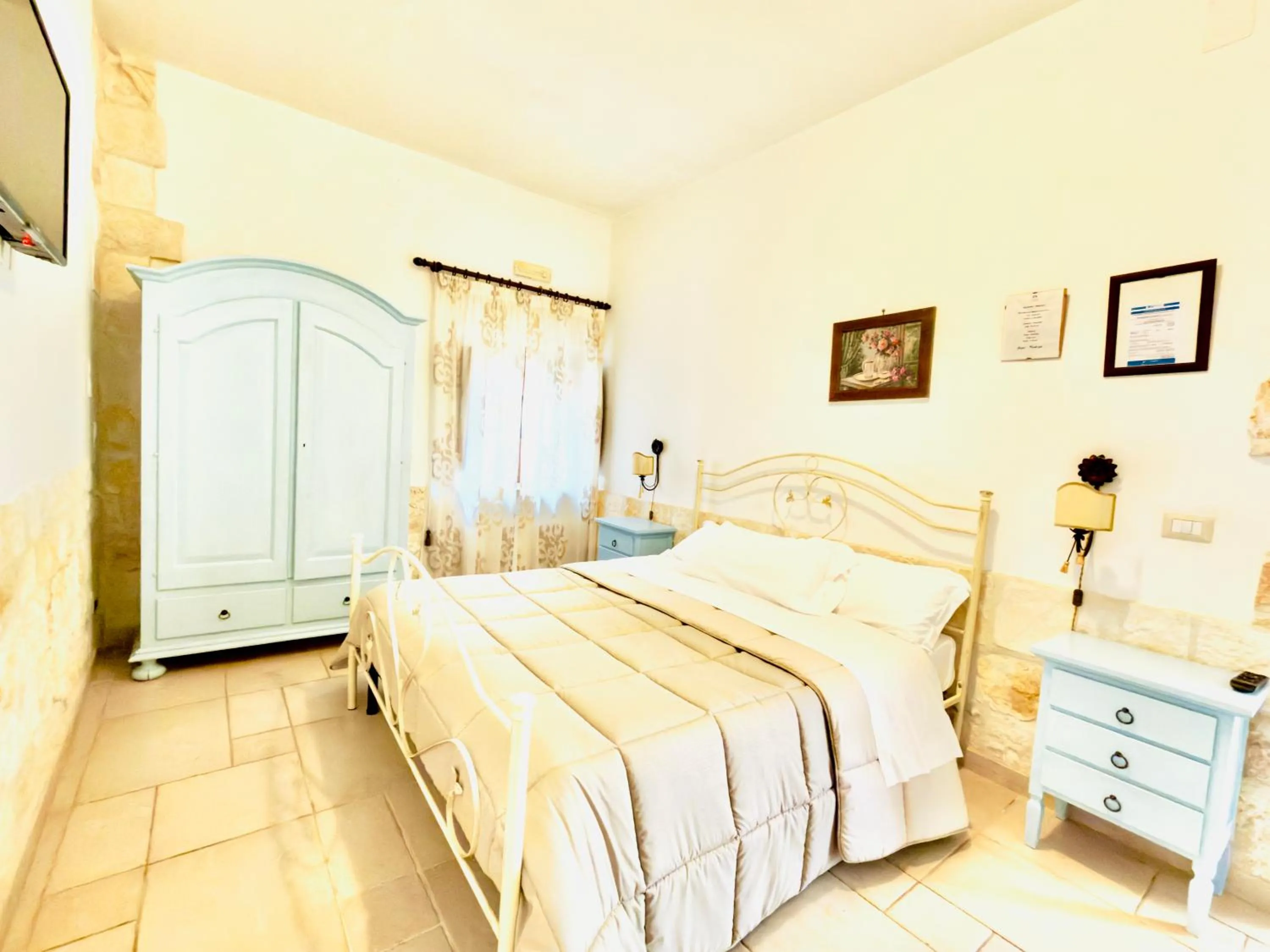 Bed in Masseria Madonna dell'Arco Agriturismo