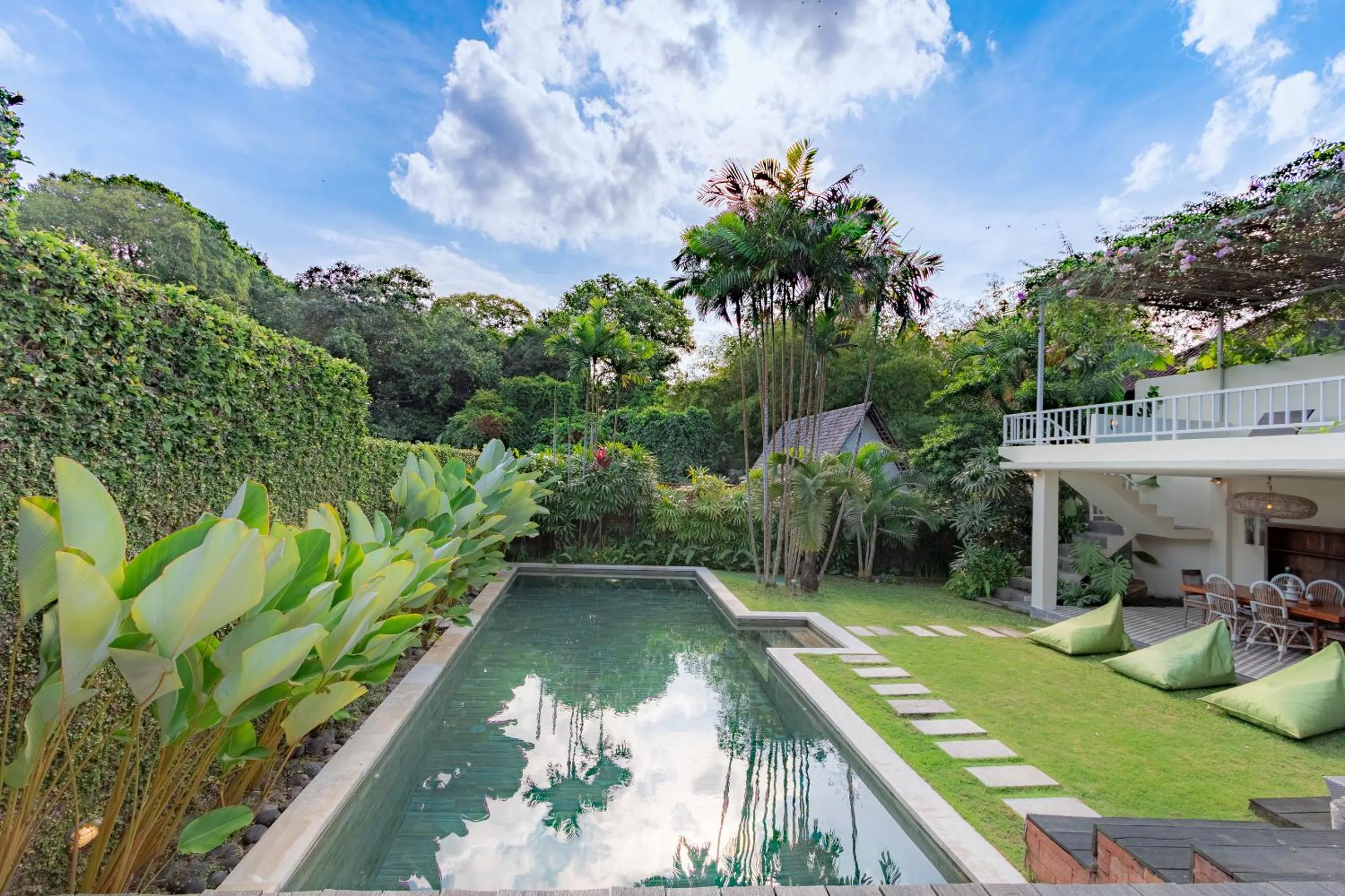 Swimming pool in Villa Bumi - Playful & Quirky 3BR Villa Near Seminyak, a Unique Getaway