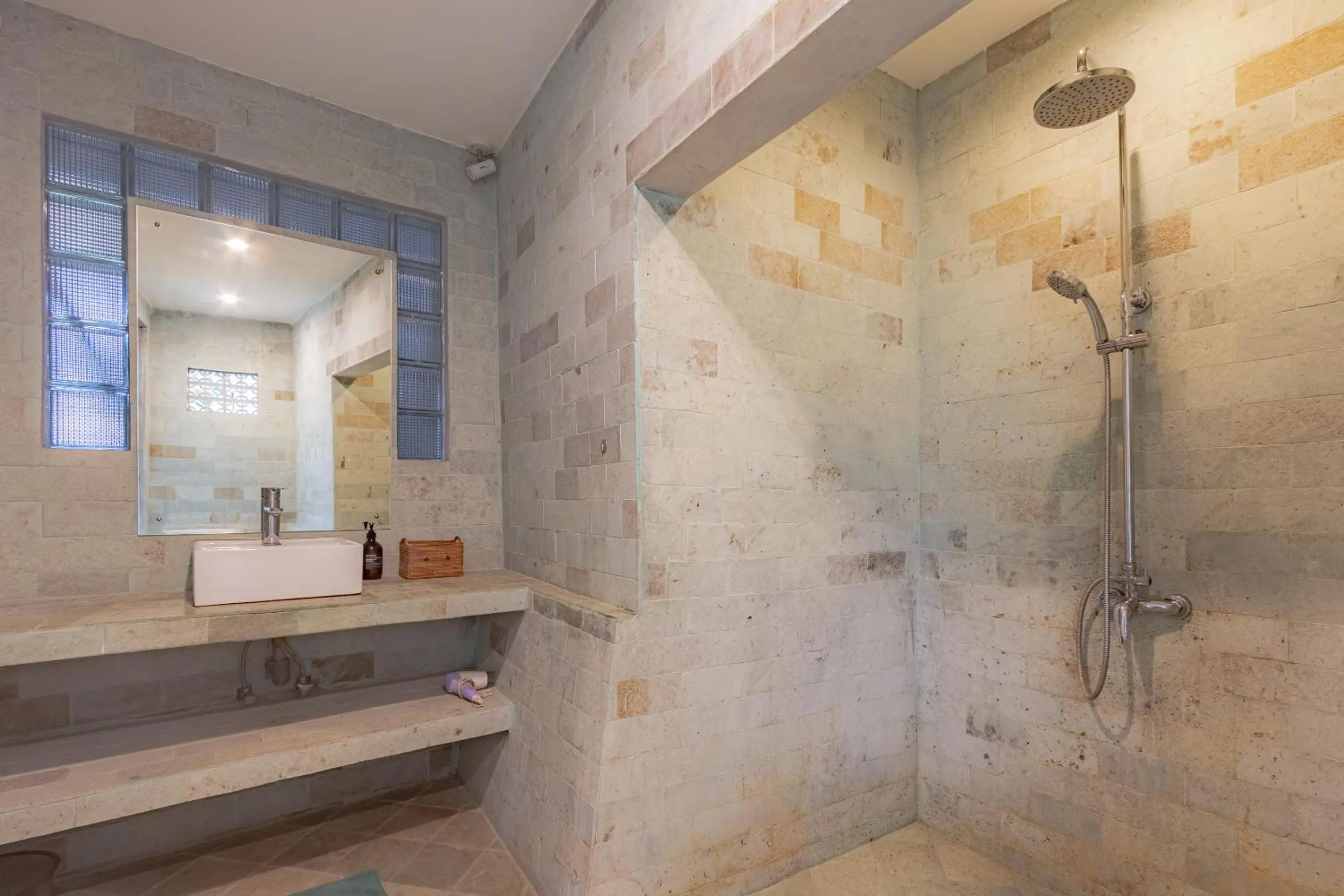 Bathroom in Villa Bumi - Playful & Quirky 3BR Villa Near Seminyak, a Unique Getaway