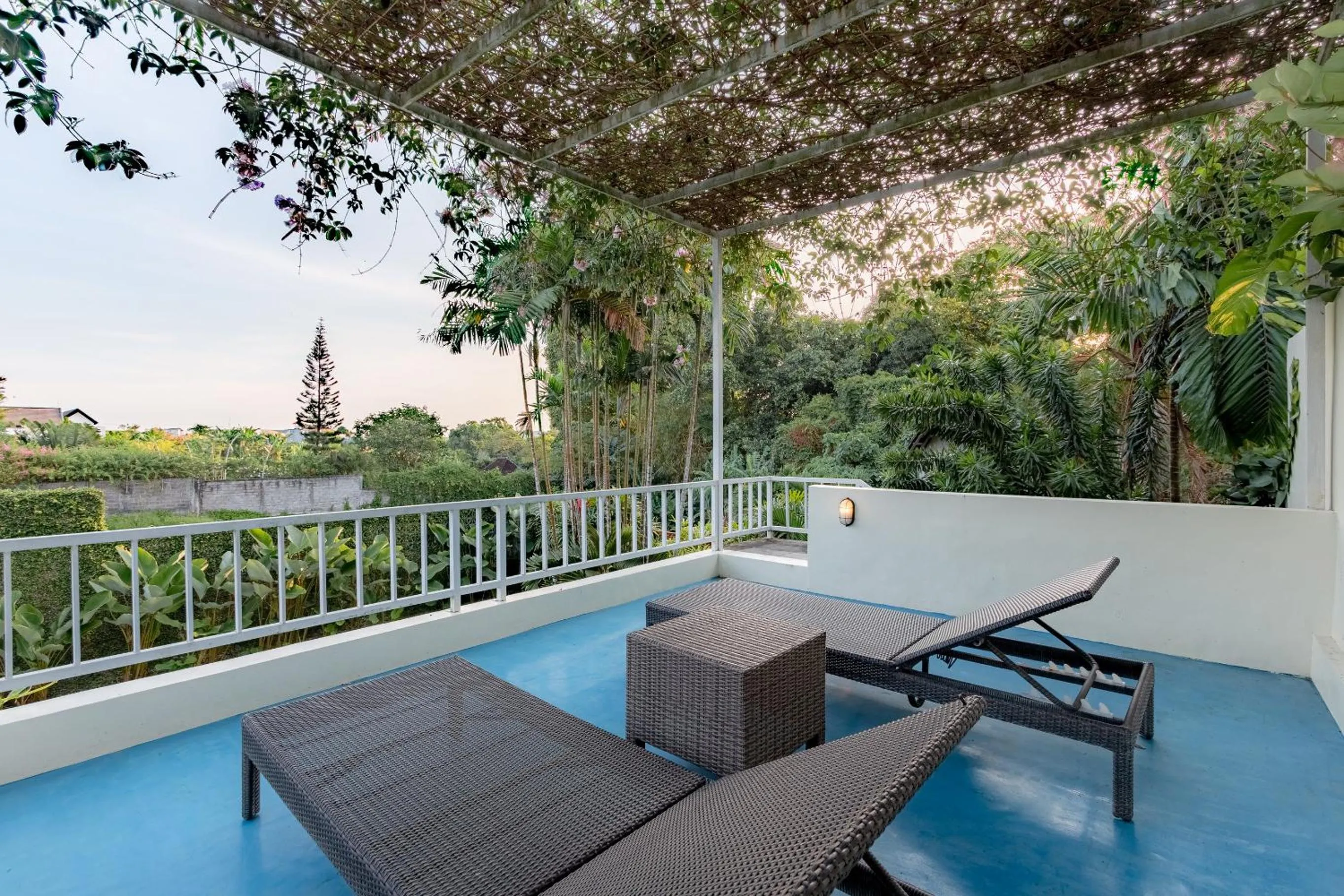 Balcony/Terrace in Villa Bumi - Playful & Quirky 3BR Villa Near Seminyak, a Unique Getaway