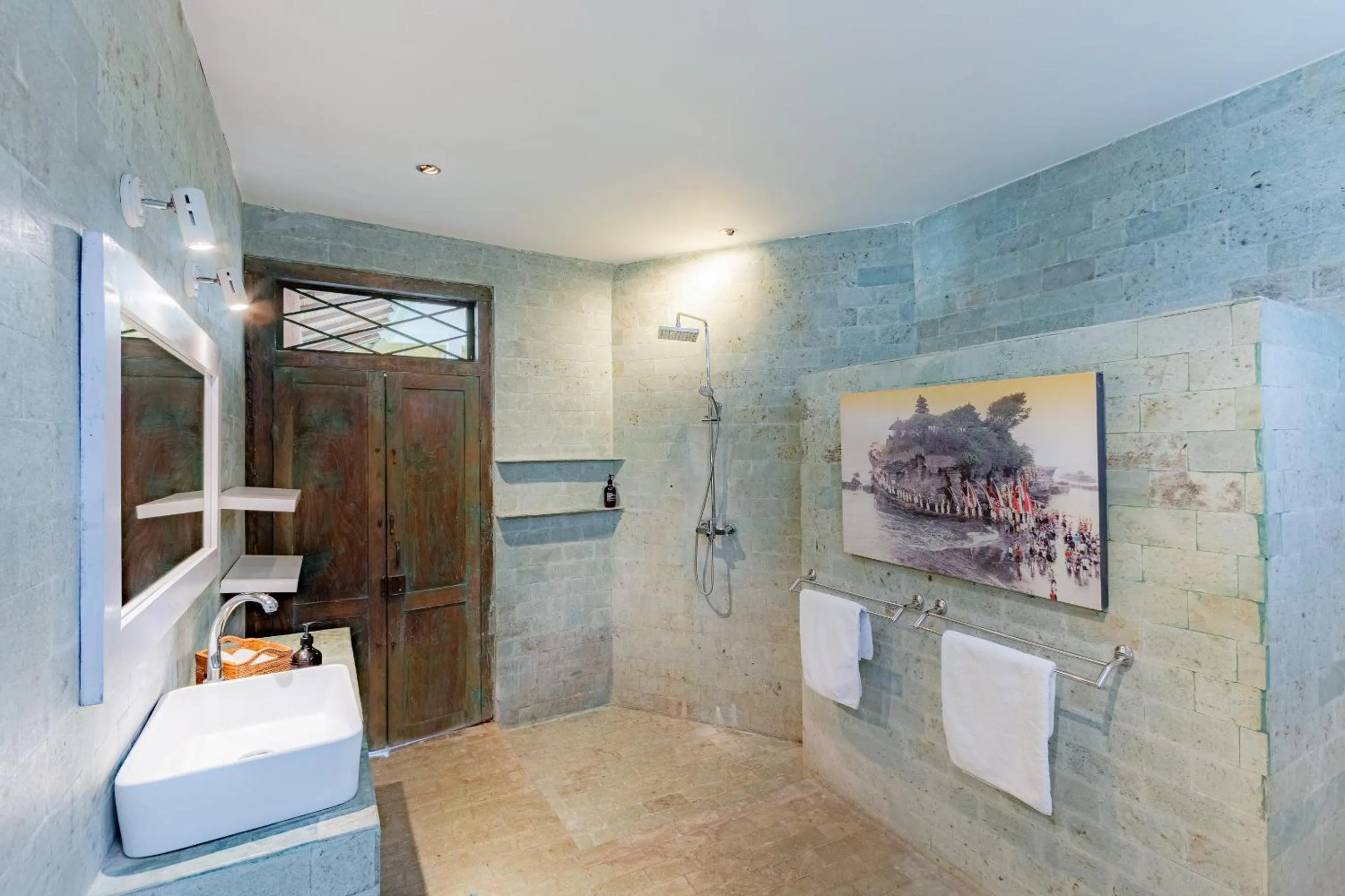 Bathroom in Villa Bumi - Playful & Quirky 3BR Villa Near Seminyak, a Unique Getaway