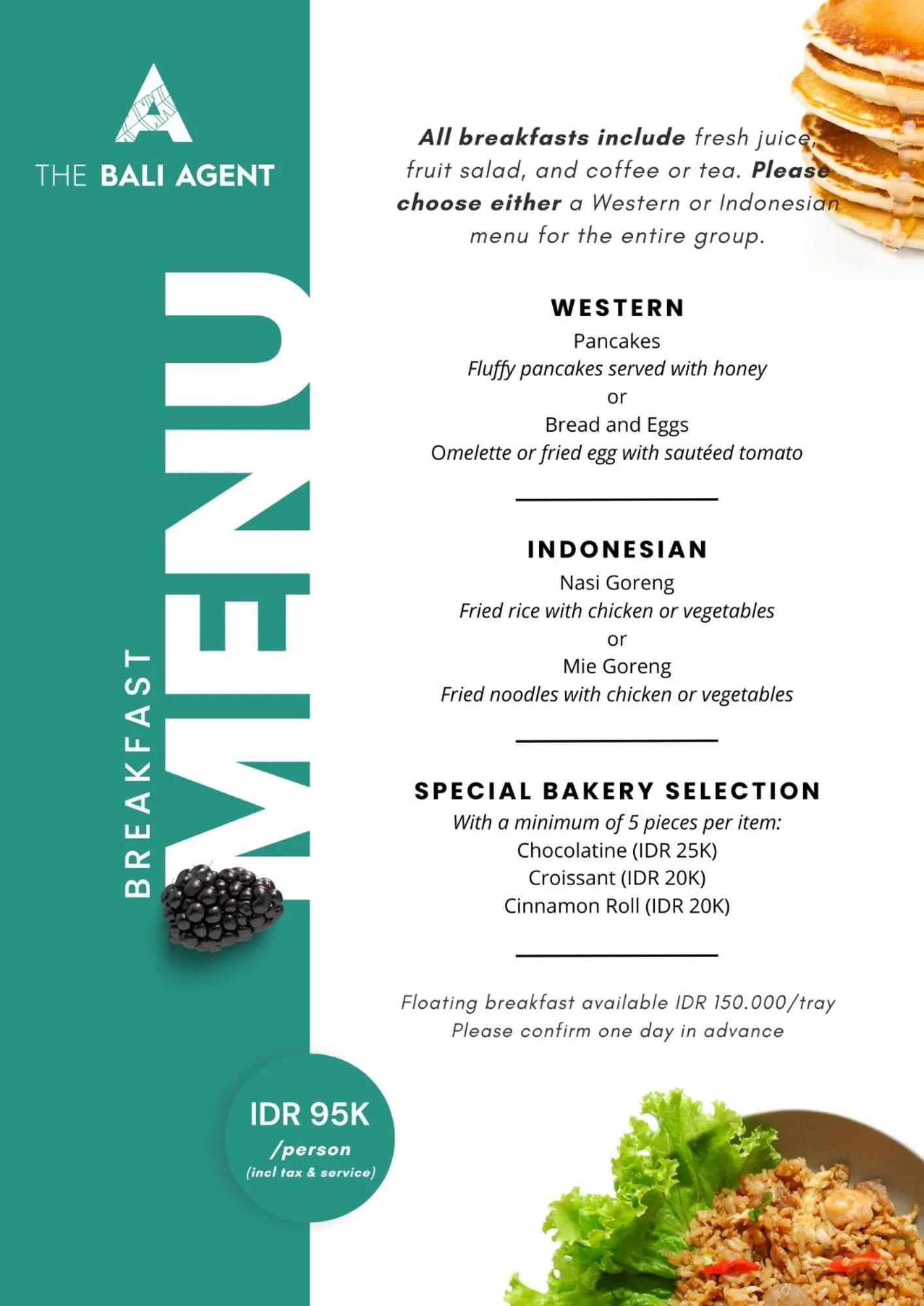 Food in Villa Bumi - Playful & Quirky 3BR Villa Near Seminyak, a Unique Getaway