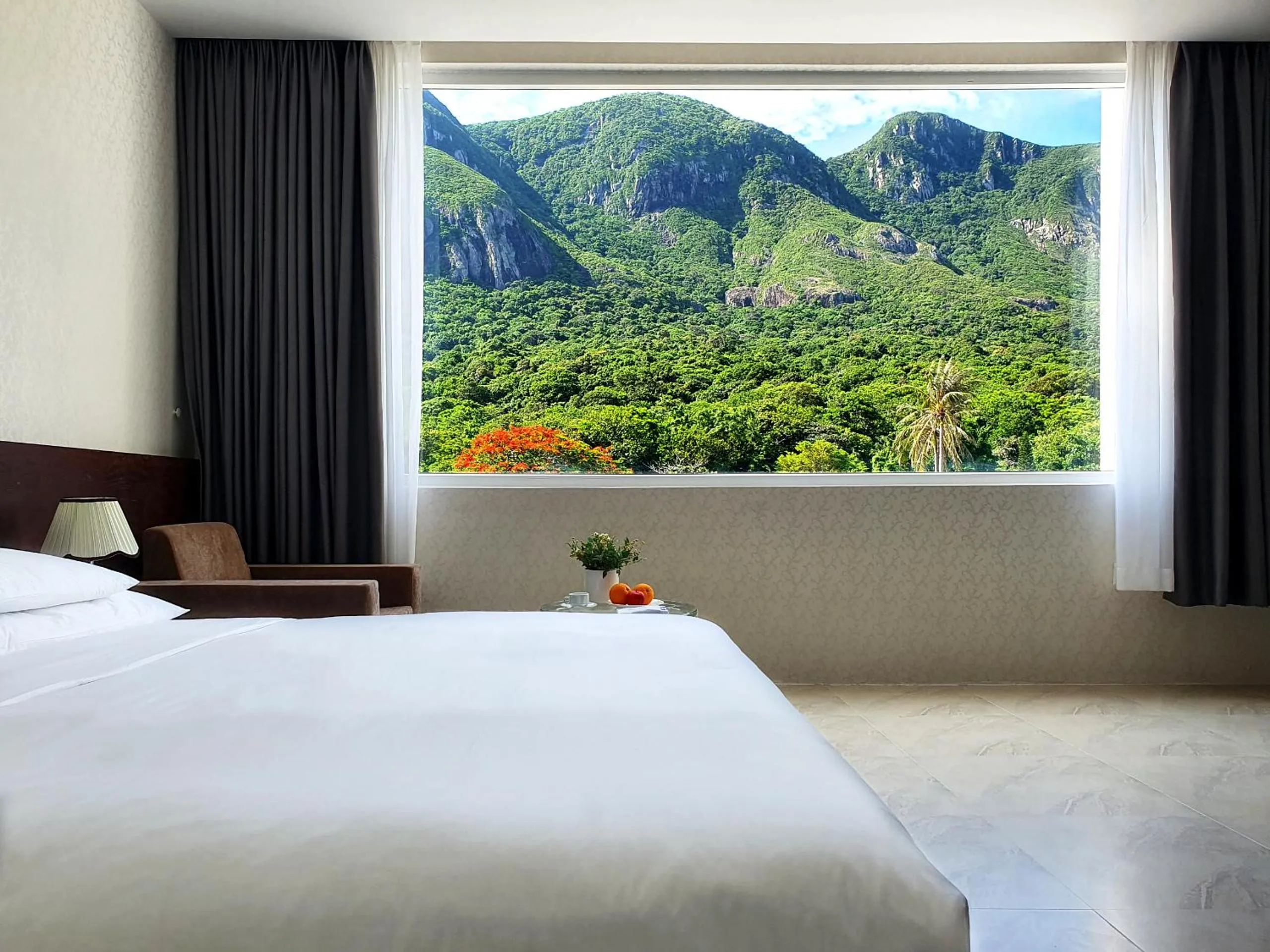 View (from property/room), Bed in Orson Hotel & Resort Con Dao