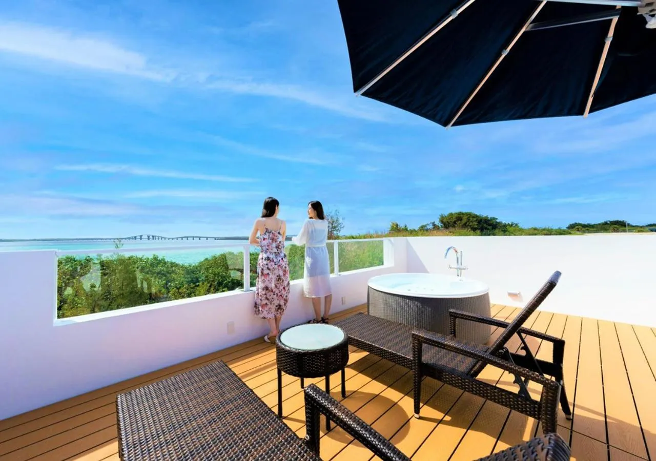 Balcony/Terrace in Blue Ocean Hotel&Resort MIYAKOJIMA