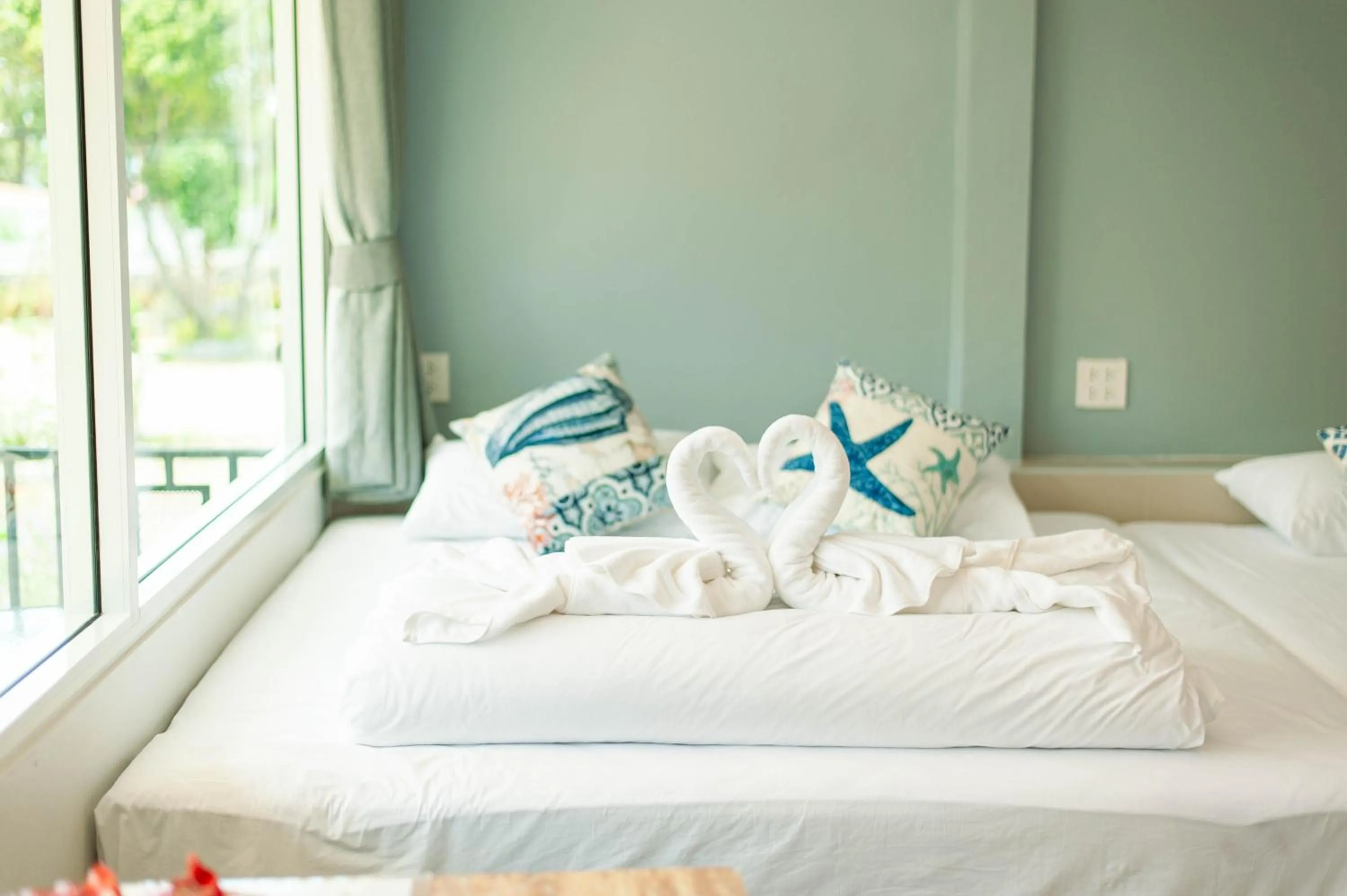 Bed in Seattle Samaesarn Resort