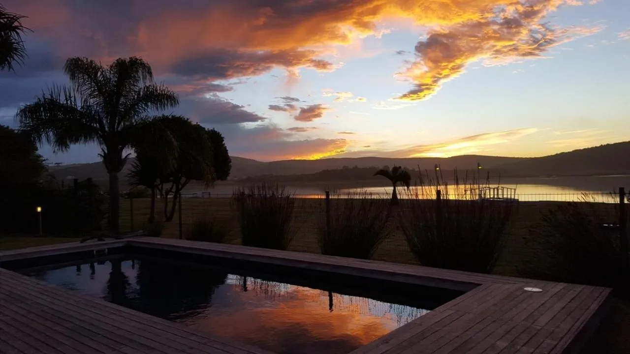 Pool view in Kowie River Guest House