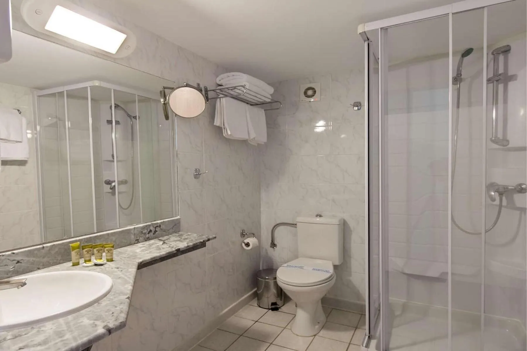 Shower in Evia Riviera Resort