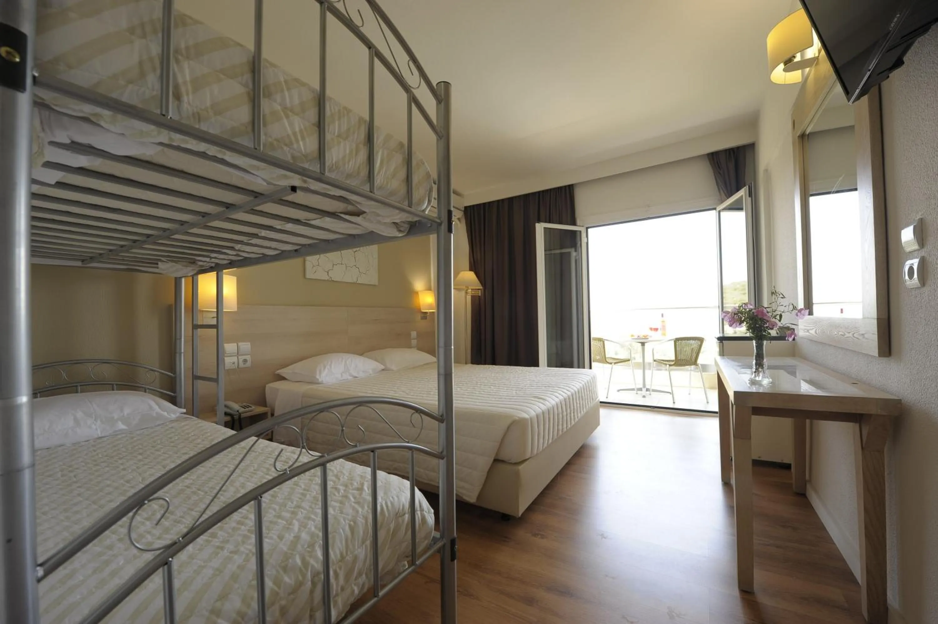 Bed in Evia Riviera Resort