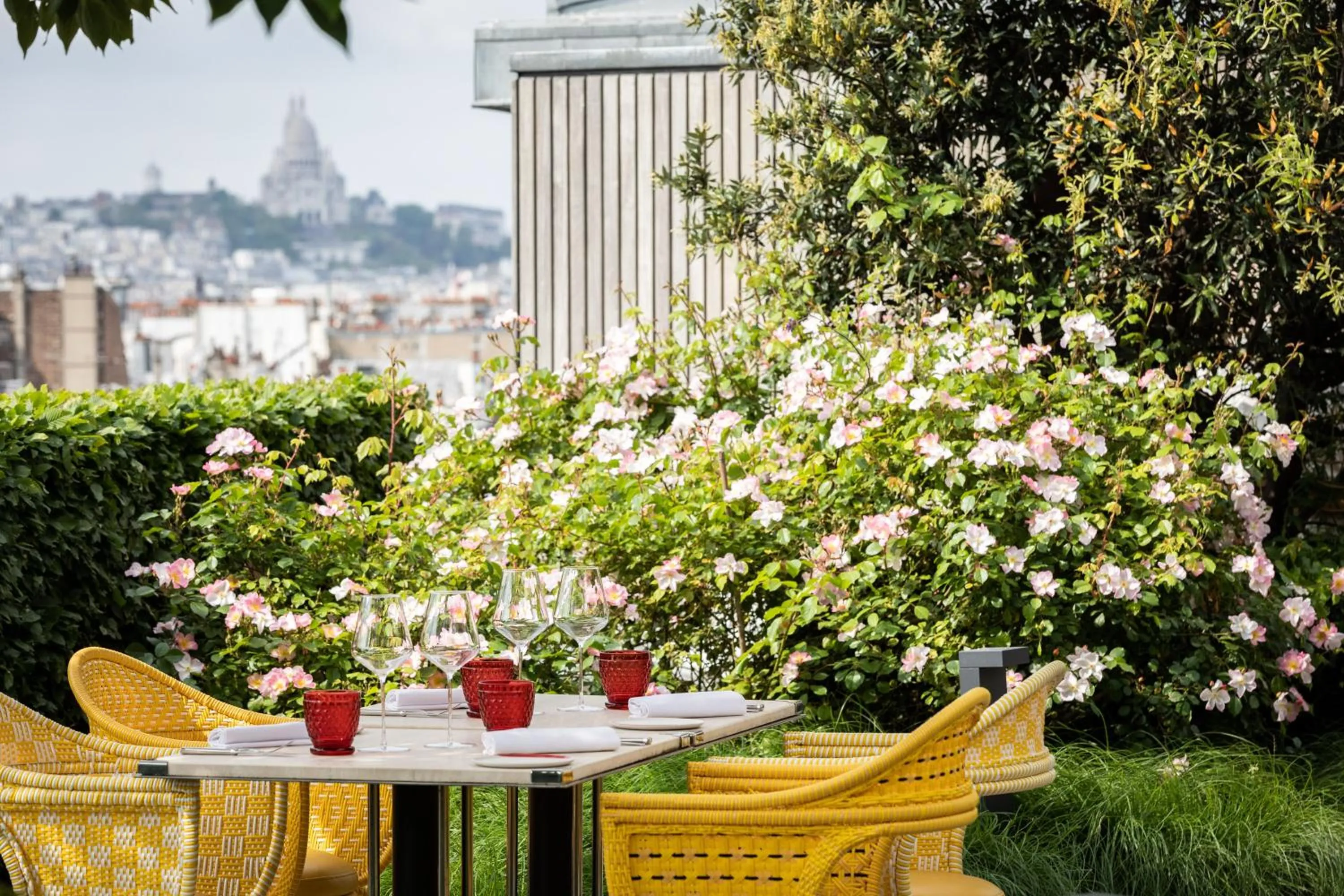 Patio in Cheval Blanc Paris & Dior Spa Cheval Blanc Paris