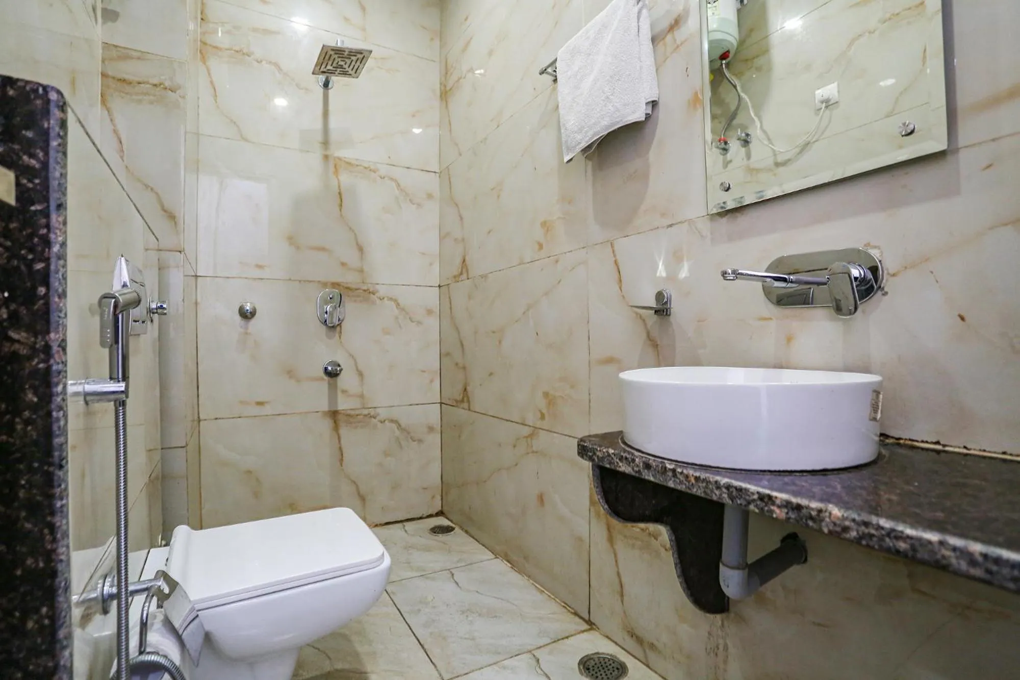 Bathroom in FabHotel Sky Rise Inn Near Medanta- The Medicity Hospital, Gurugram