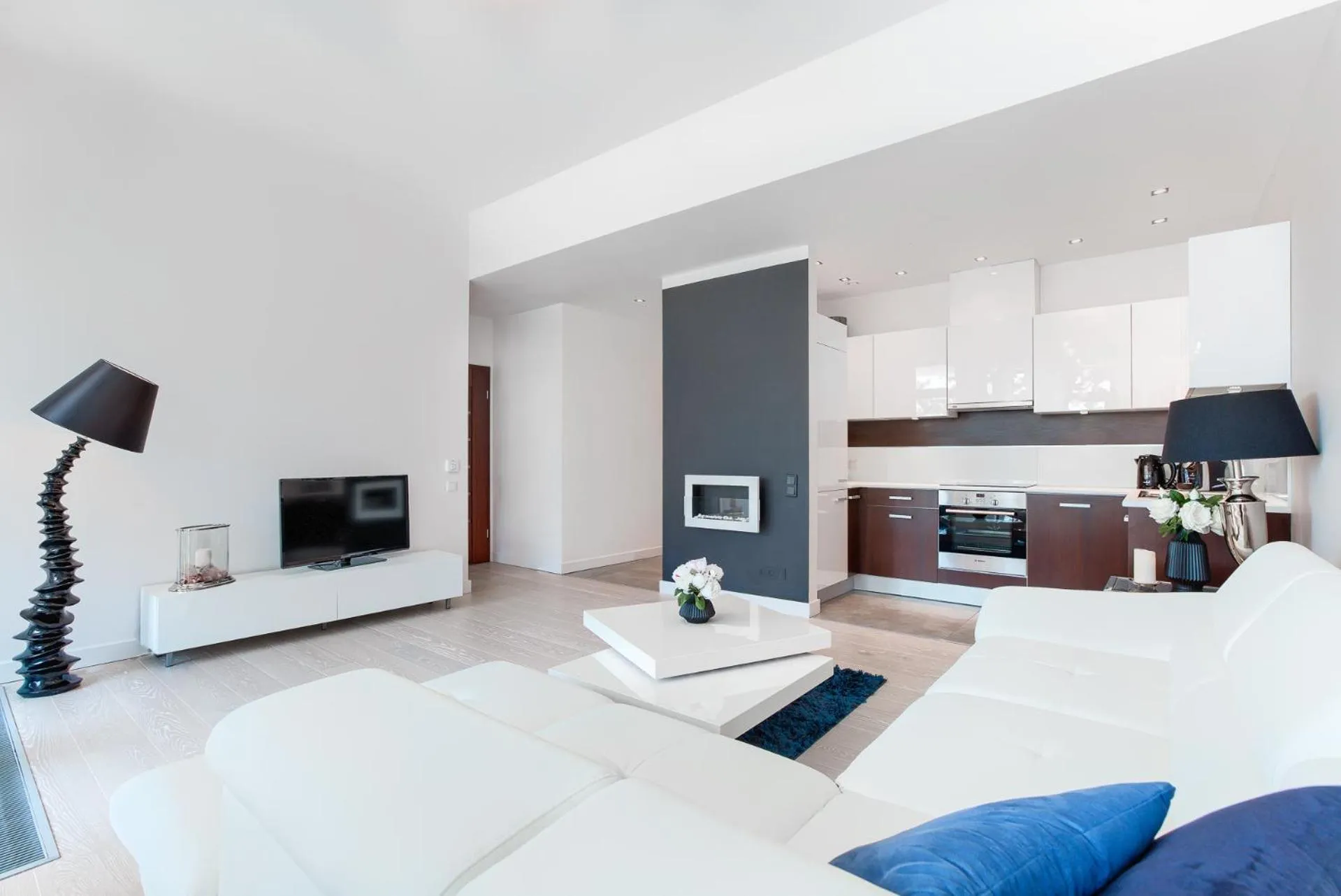 Communal lounge/ TV room, Bed in Dune Resort Mielno - A