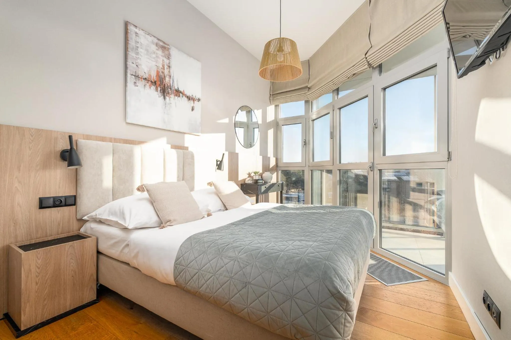 Bed in Dune Resort Mielno - A