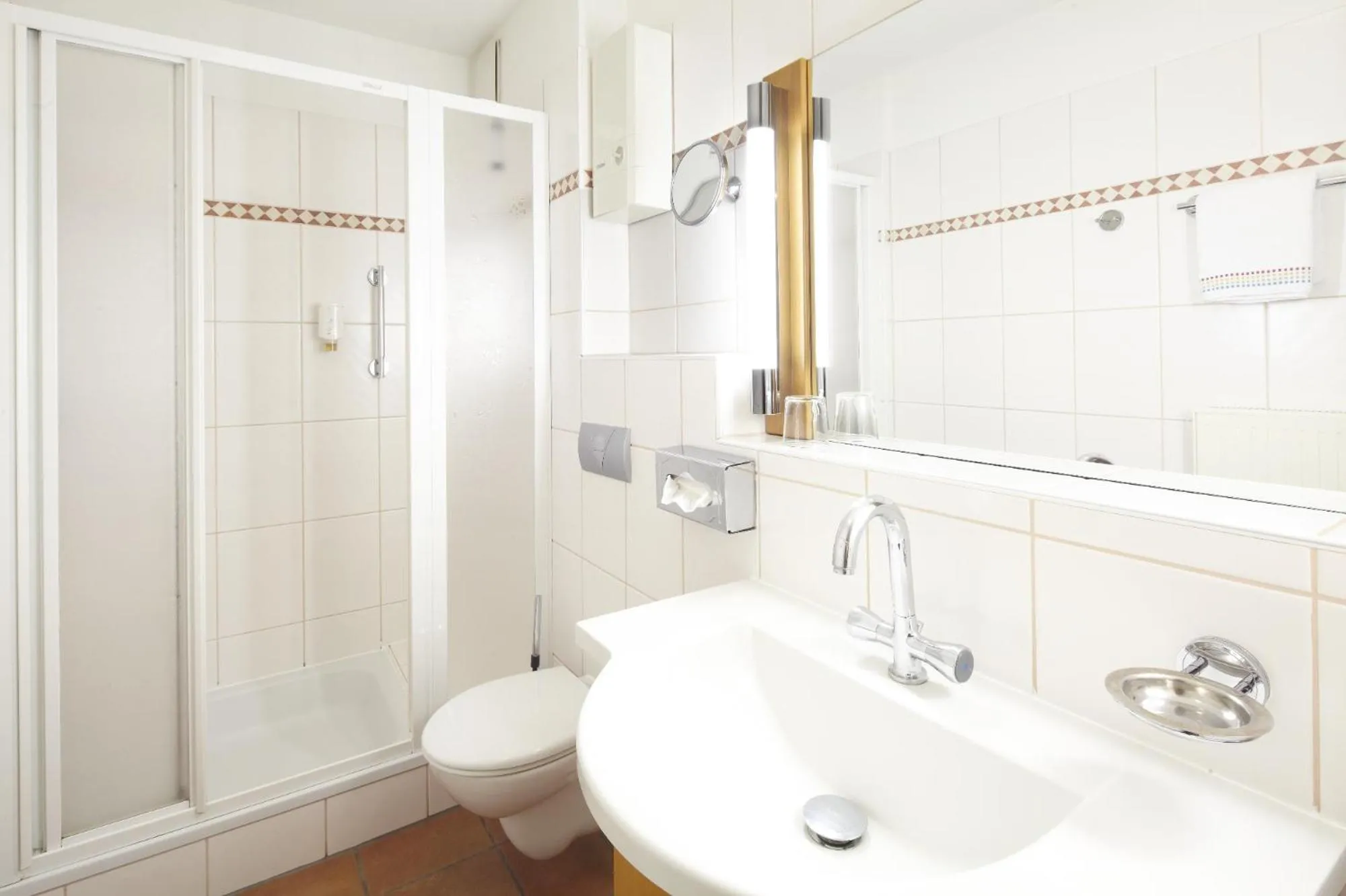 Shower in Hotel zur Post