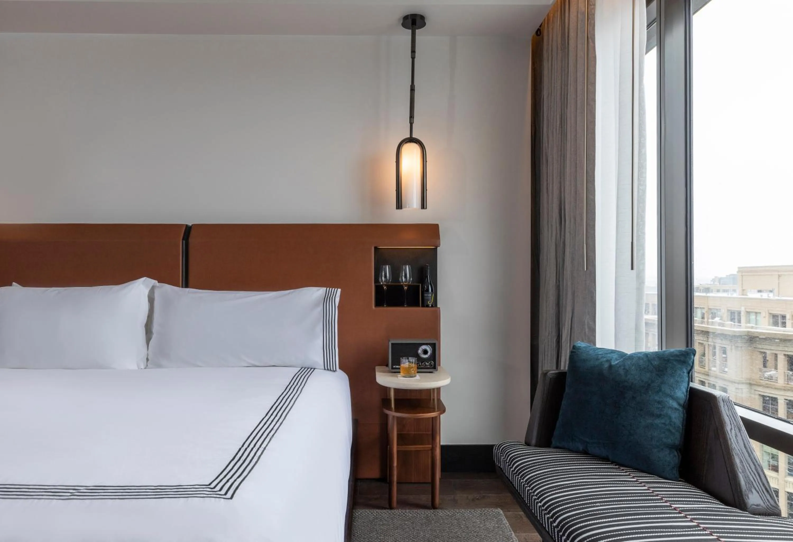 Bed in Thompson Denver, by Hyatt