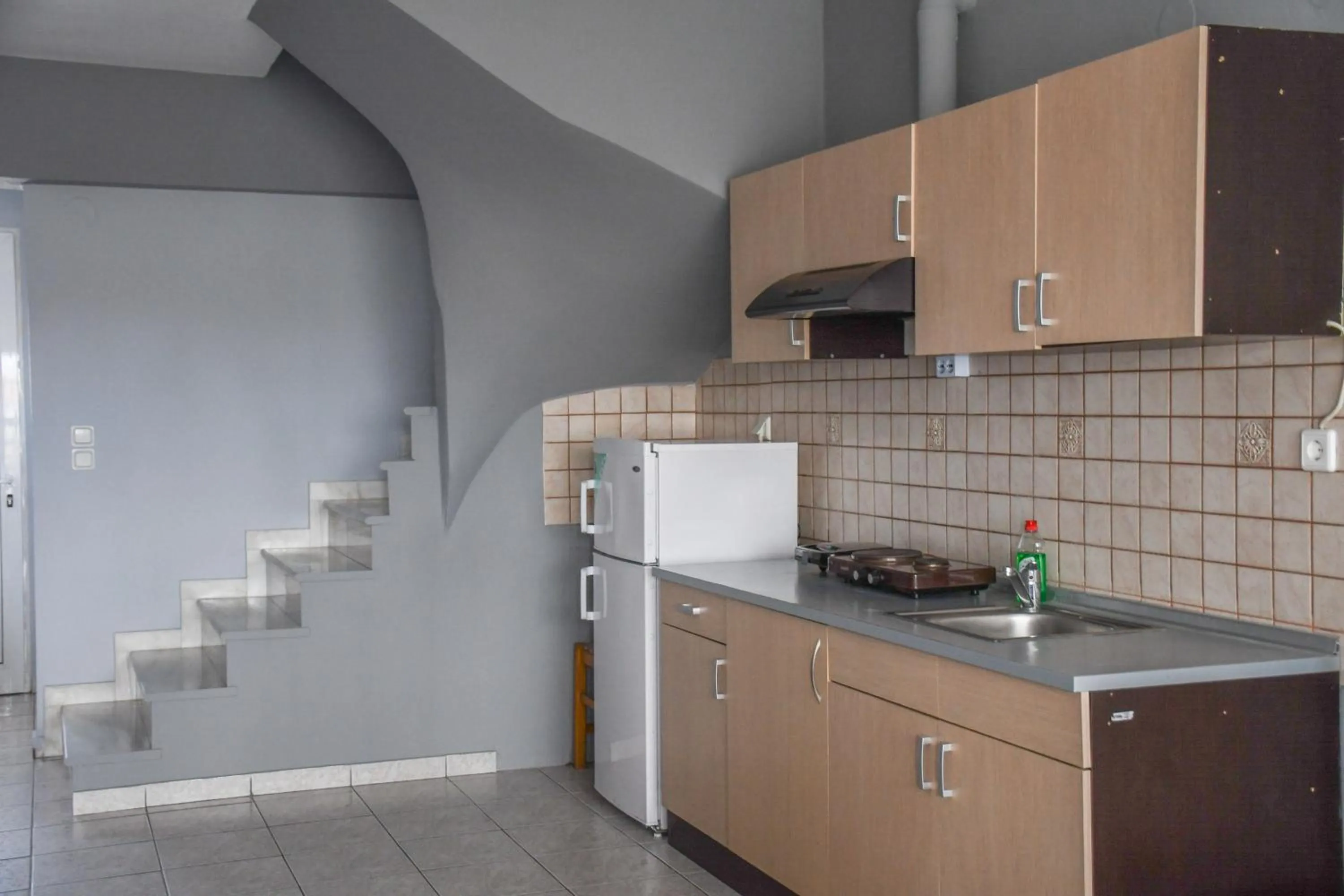 Kitchen or kitchenette in Artemis Hotel Apartments
