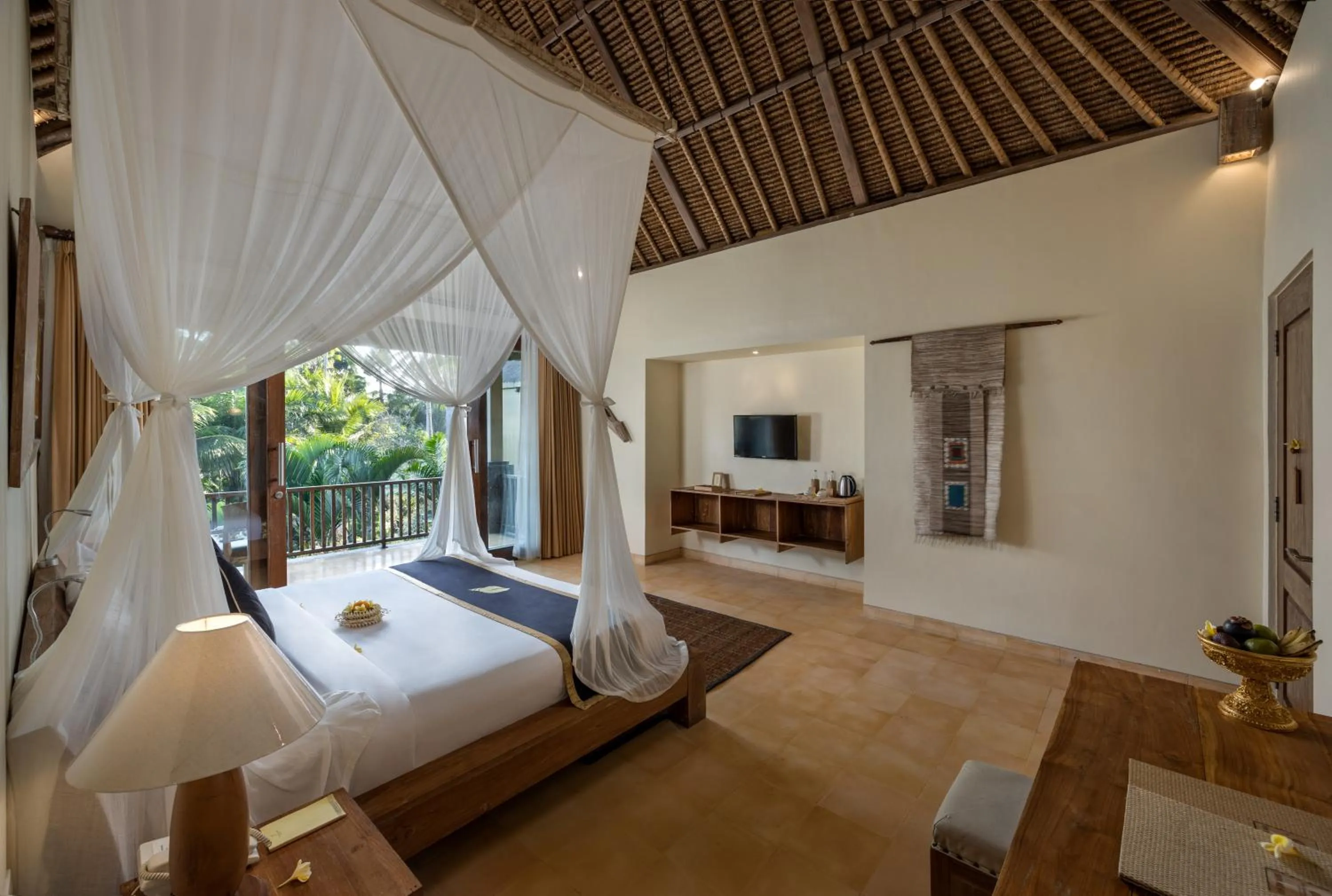 Bed in The Sankara Resort & Spa