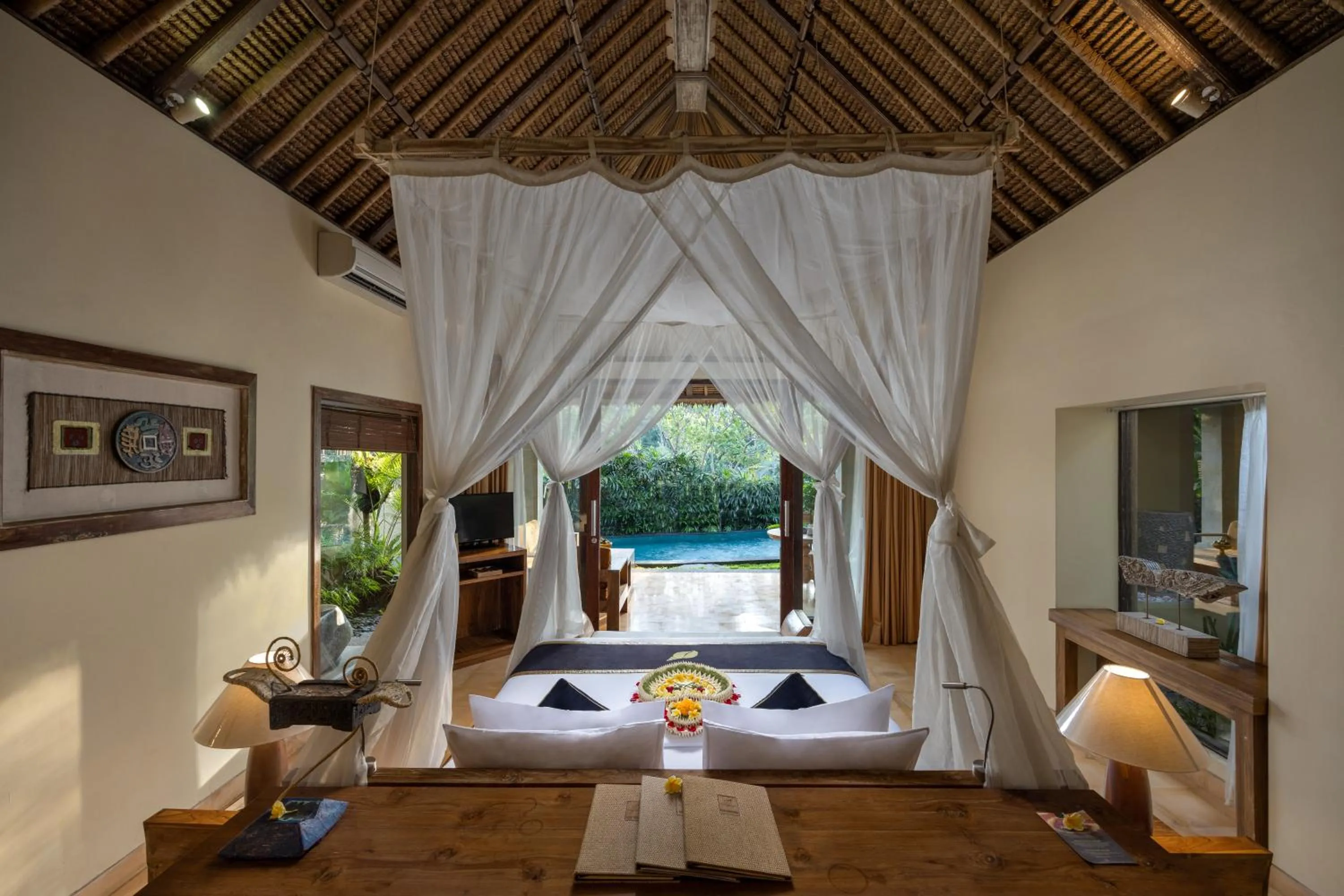 Bed in The Sankara Resort & Spa