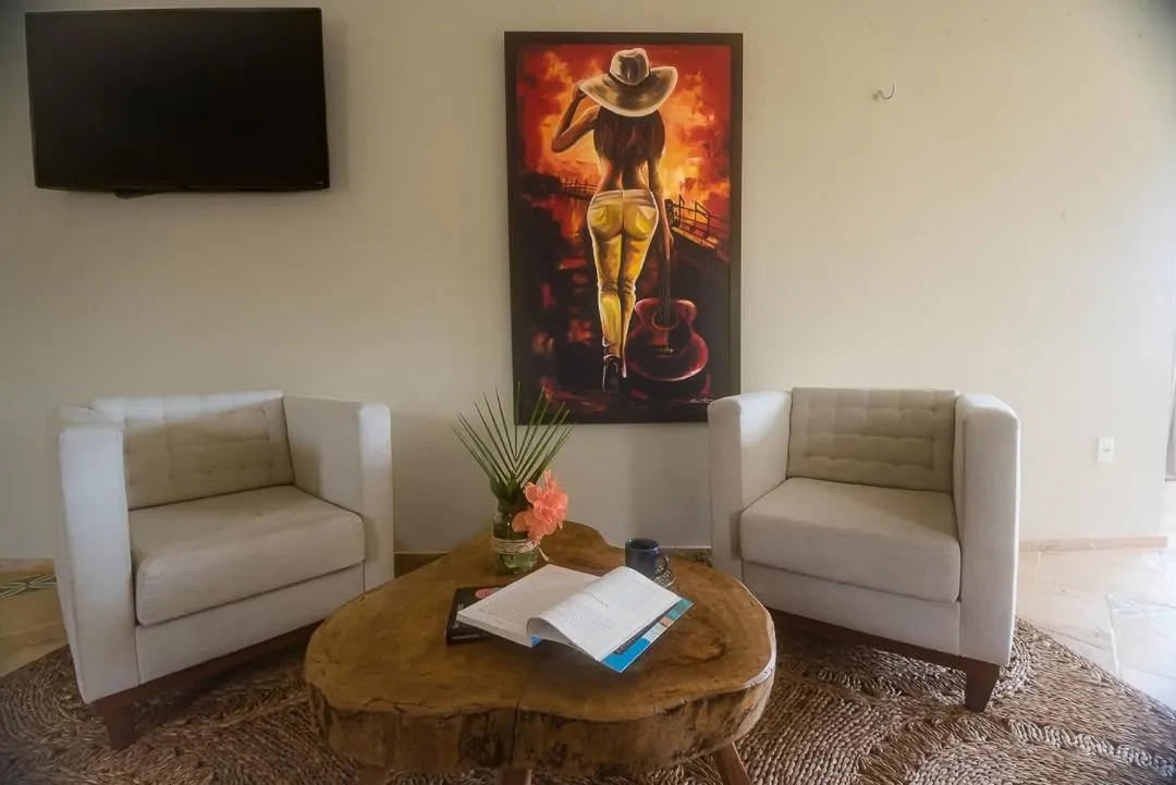 Seating area in Dolce Vita Guest House