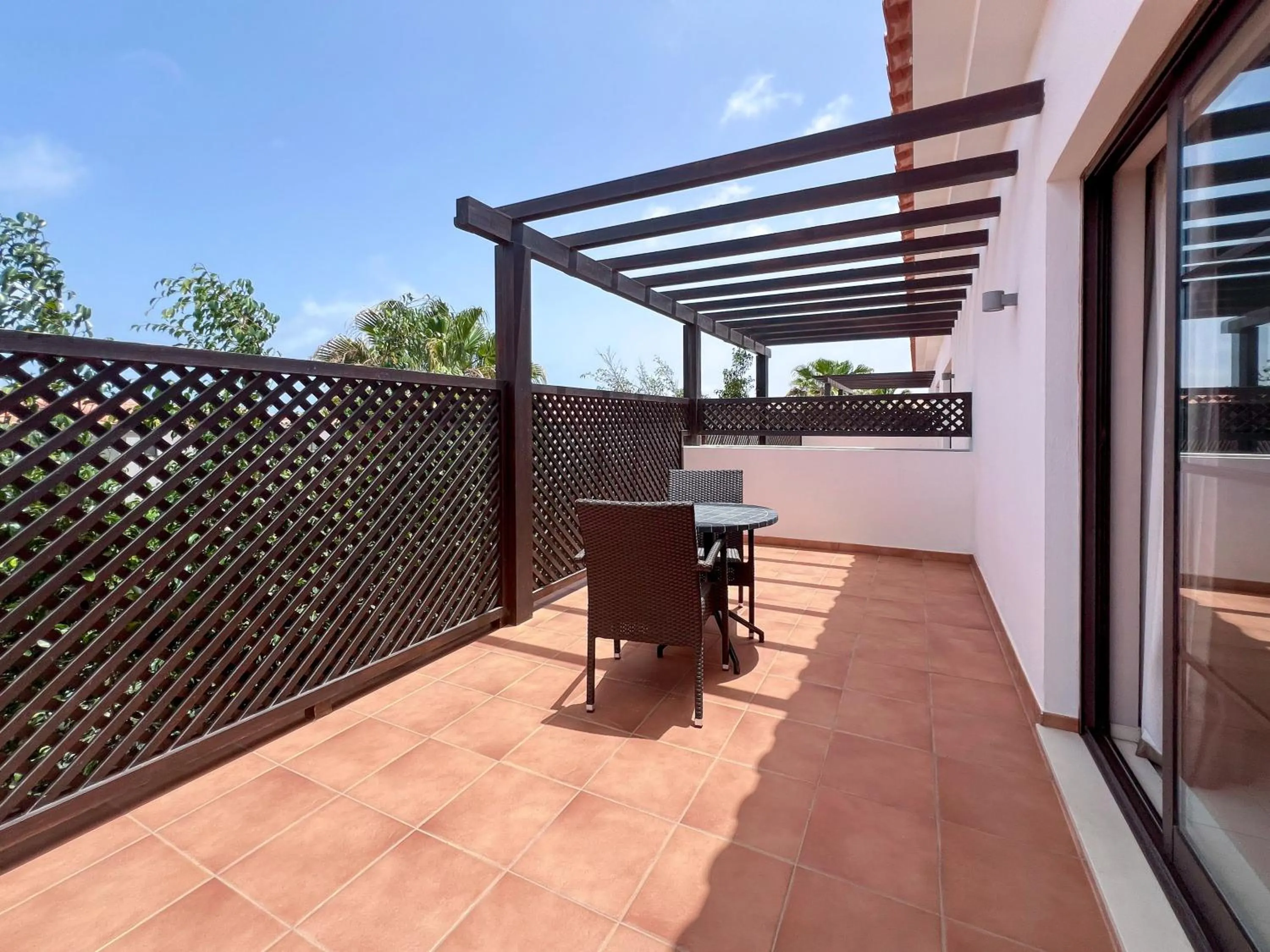 Patio in Melia Tortuga Beach - All Inclusive