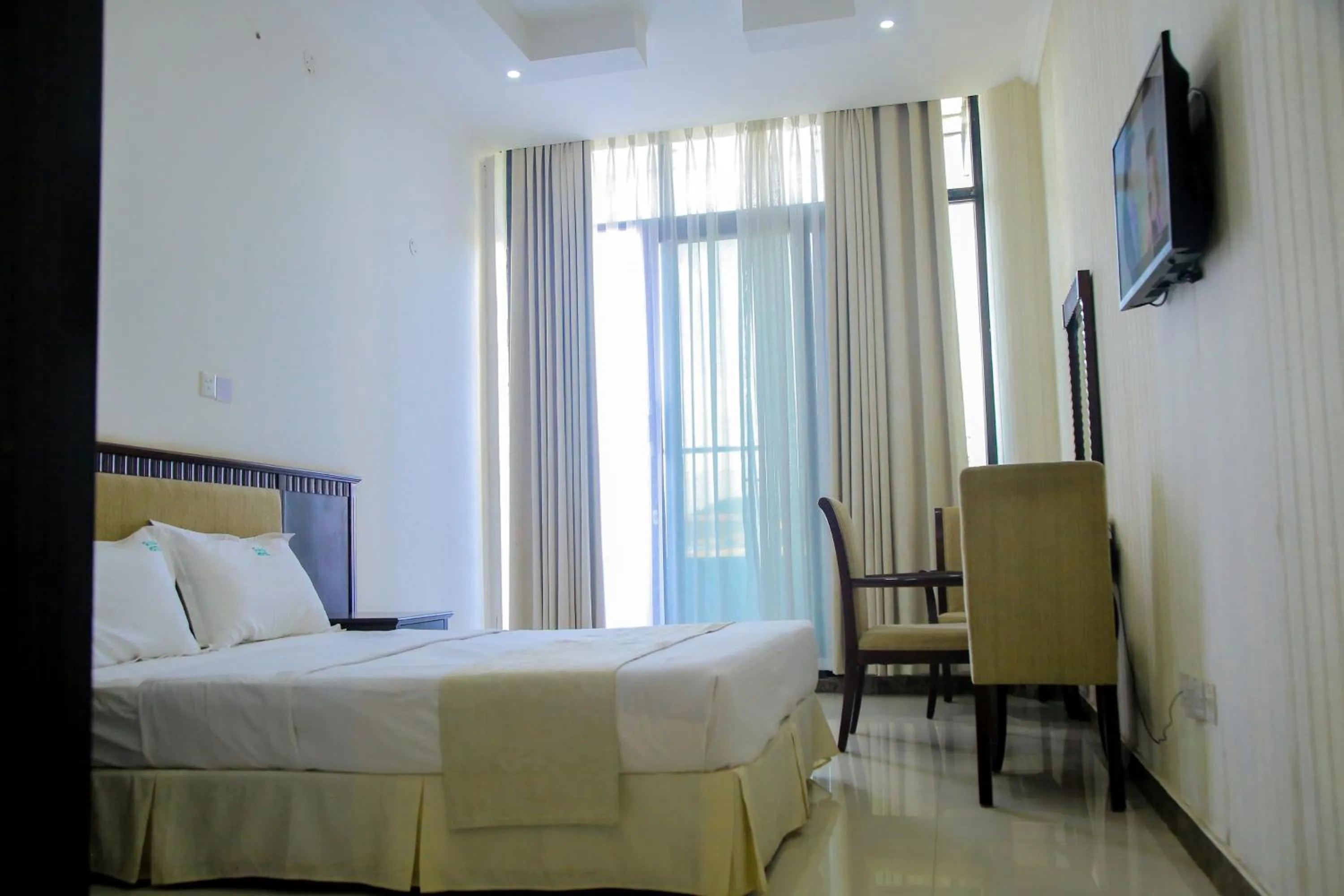 Bed in GNS Hotel Kampala