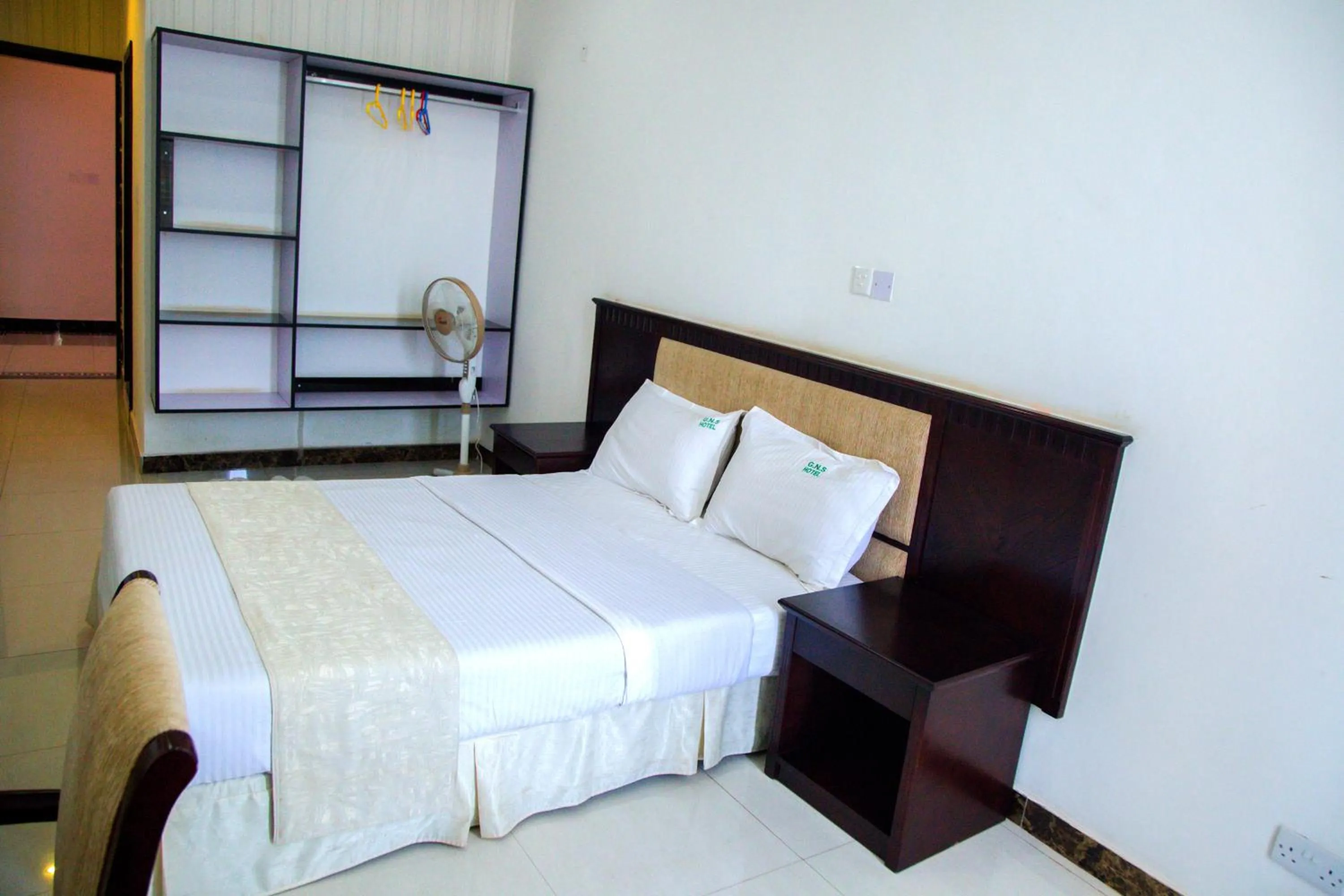 Bed in GNS Hotel Kampala