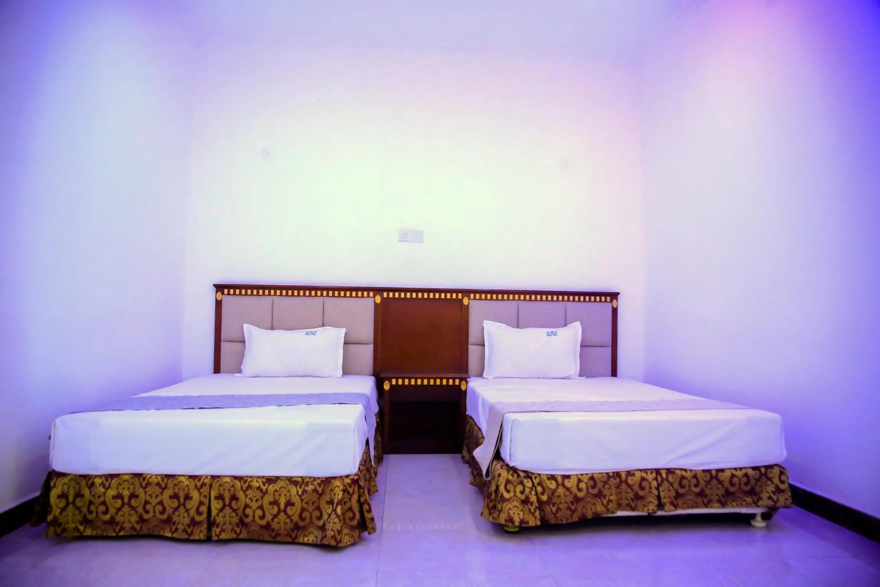 Bed in GNS Hotel Kampala