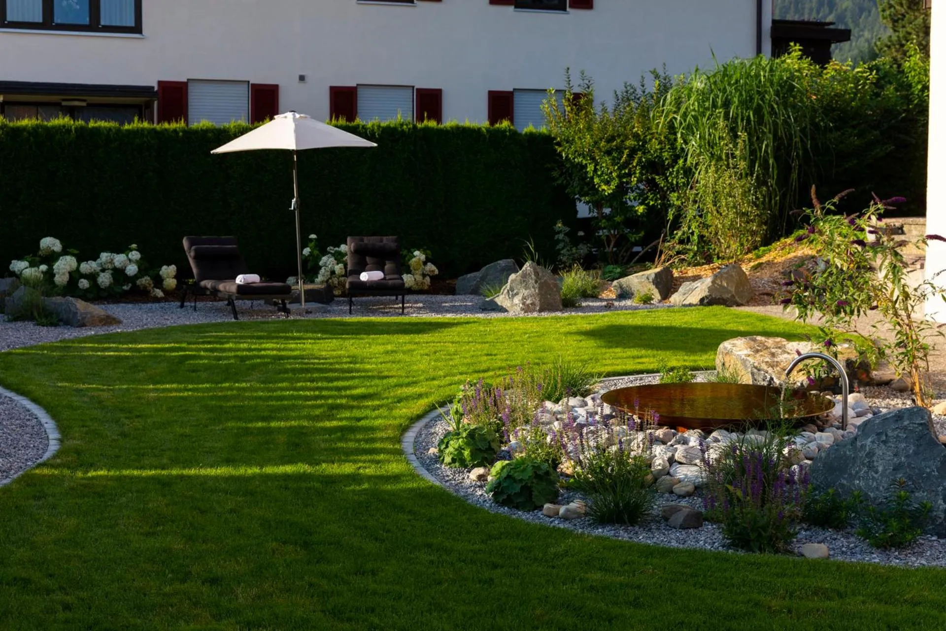 Garden in Hotel Bergidyll