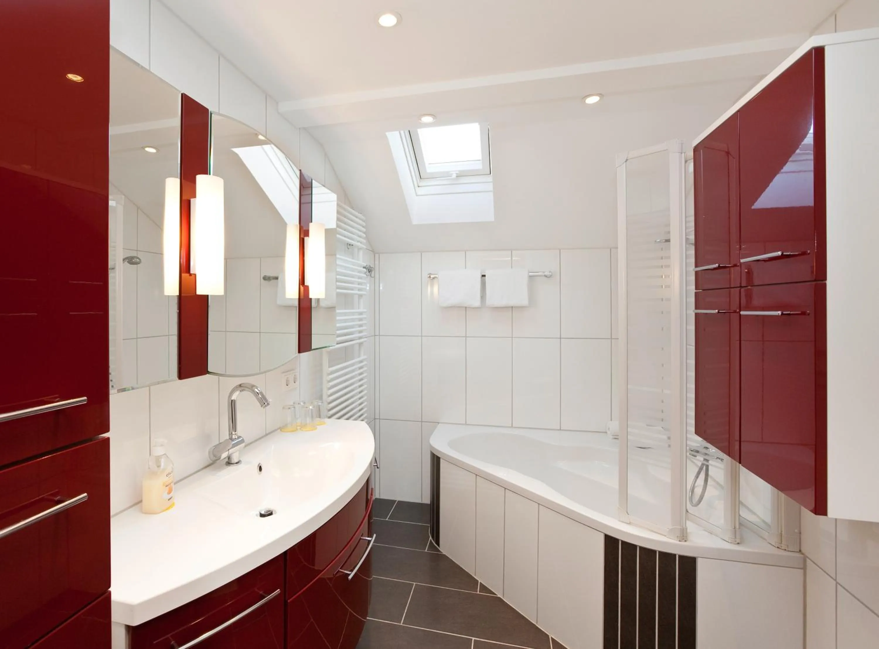 Bathroom in Hotel Bergidyll