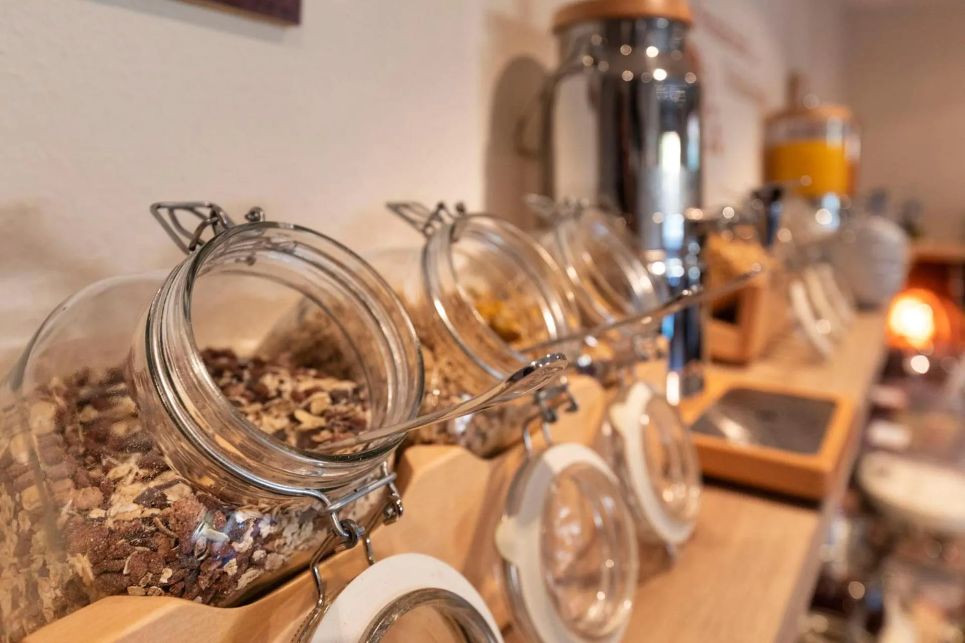 Buffet breakfast in Hotel Bergidyll