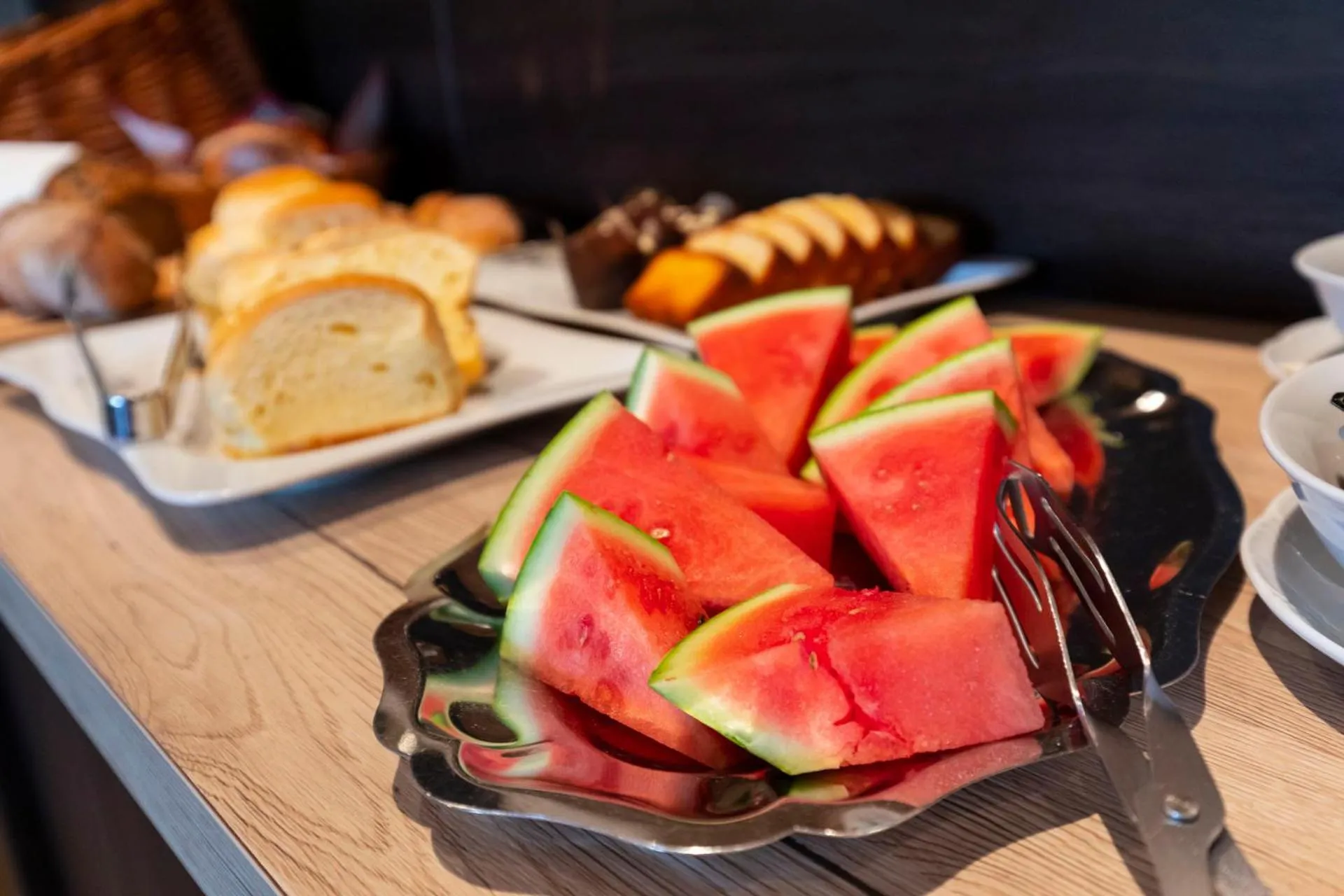 Buffet breakfast in Hotel Bergidyll