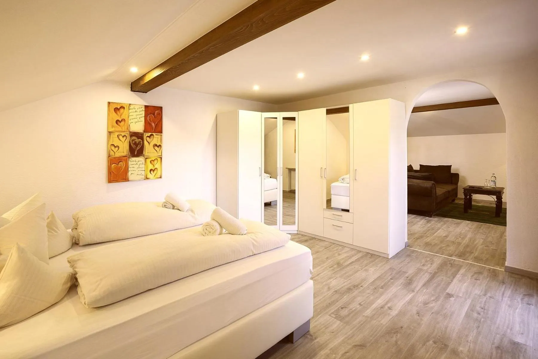 Bedroom, Bed in Hotel Bergidyll