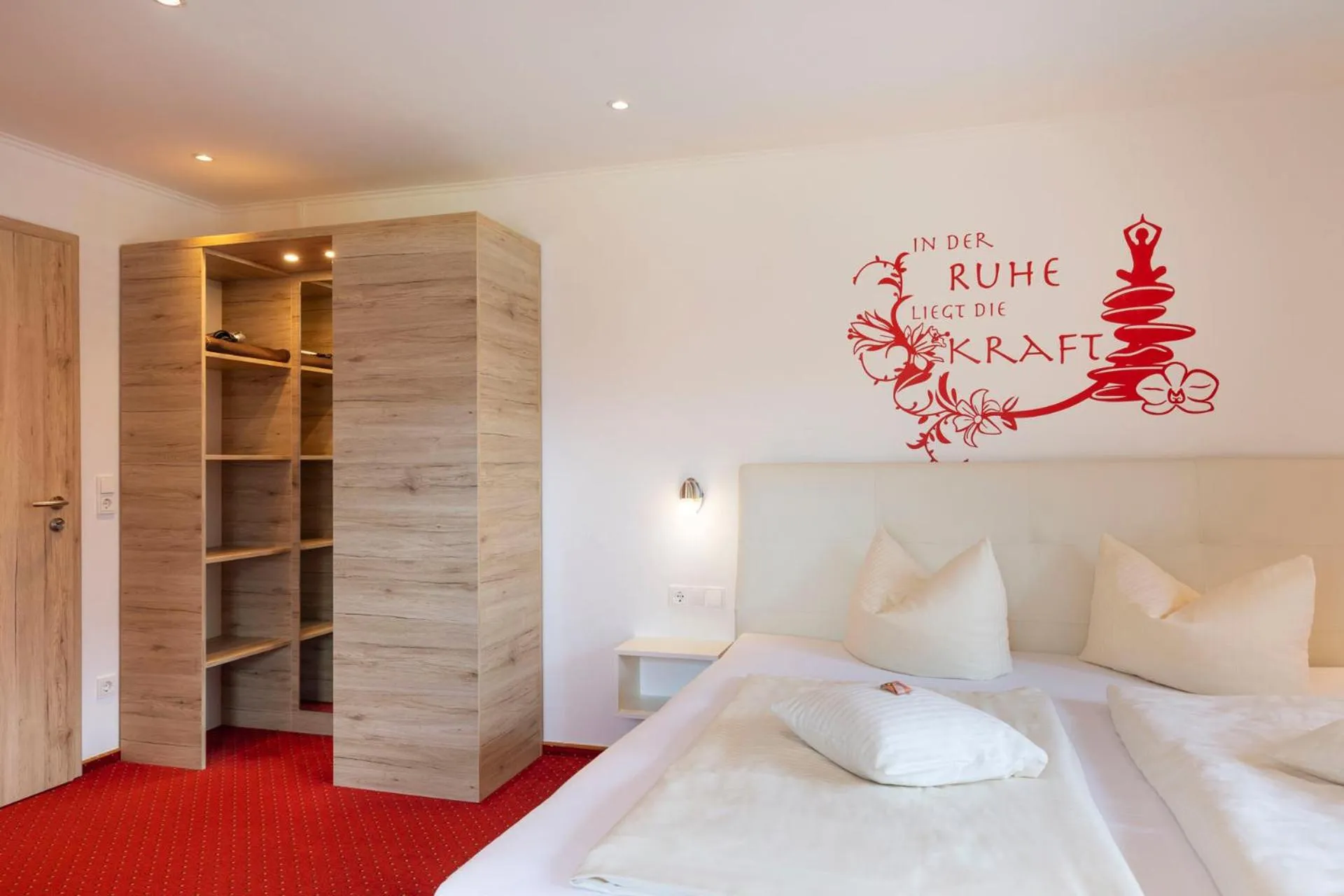 Photo of the whole room, Bed in Hotel Bergidyll