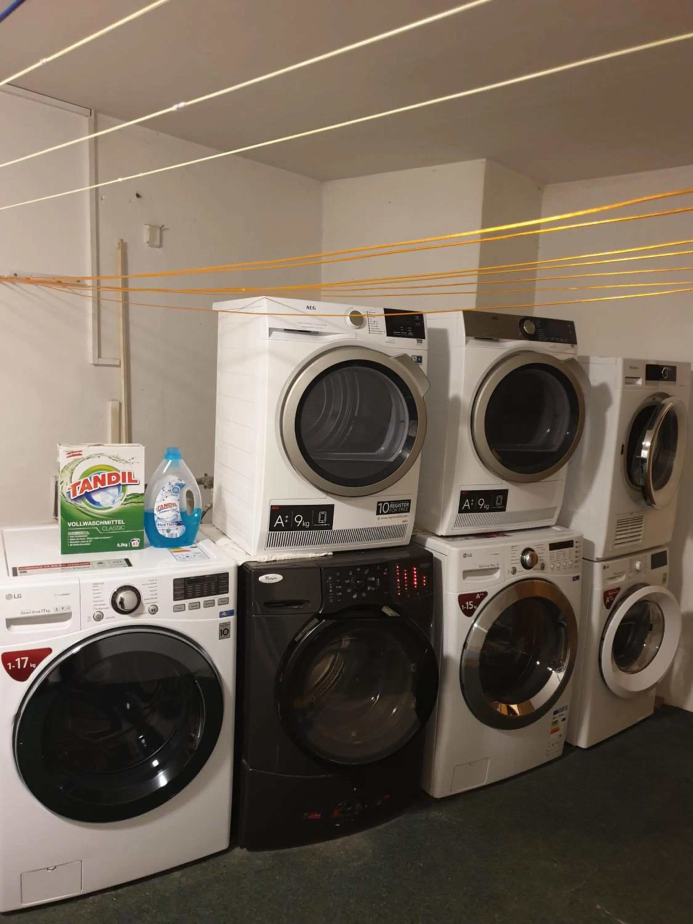 washing machine in Hotel Buly