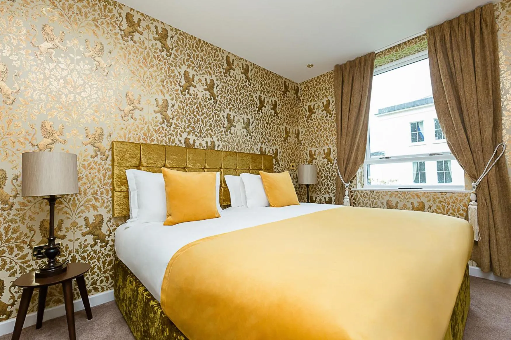 Bed in RainHill Hall Hotel