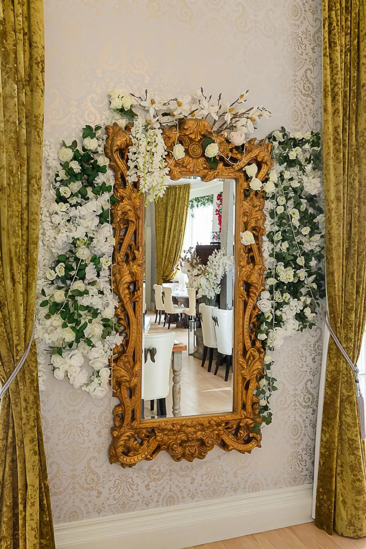 Bedroom in RainHill Hall Hotel