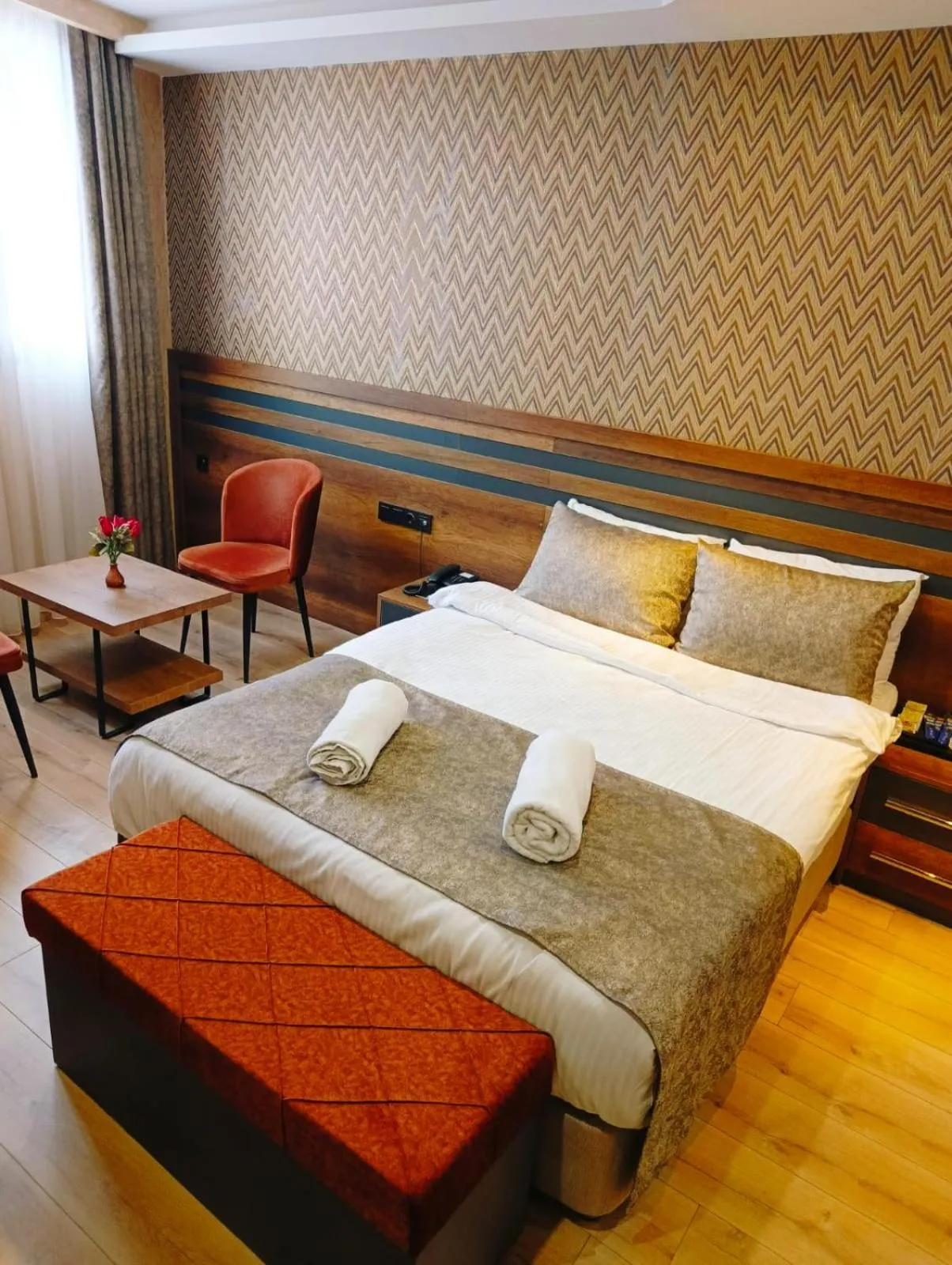 Bed in Vizyon Park Otel